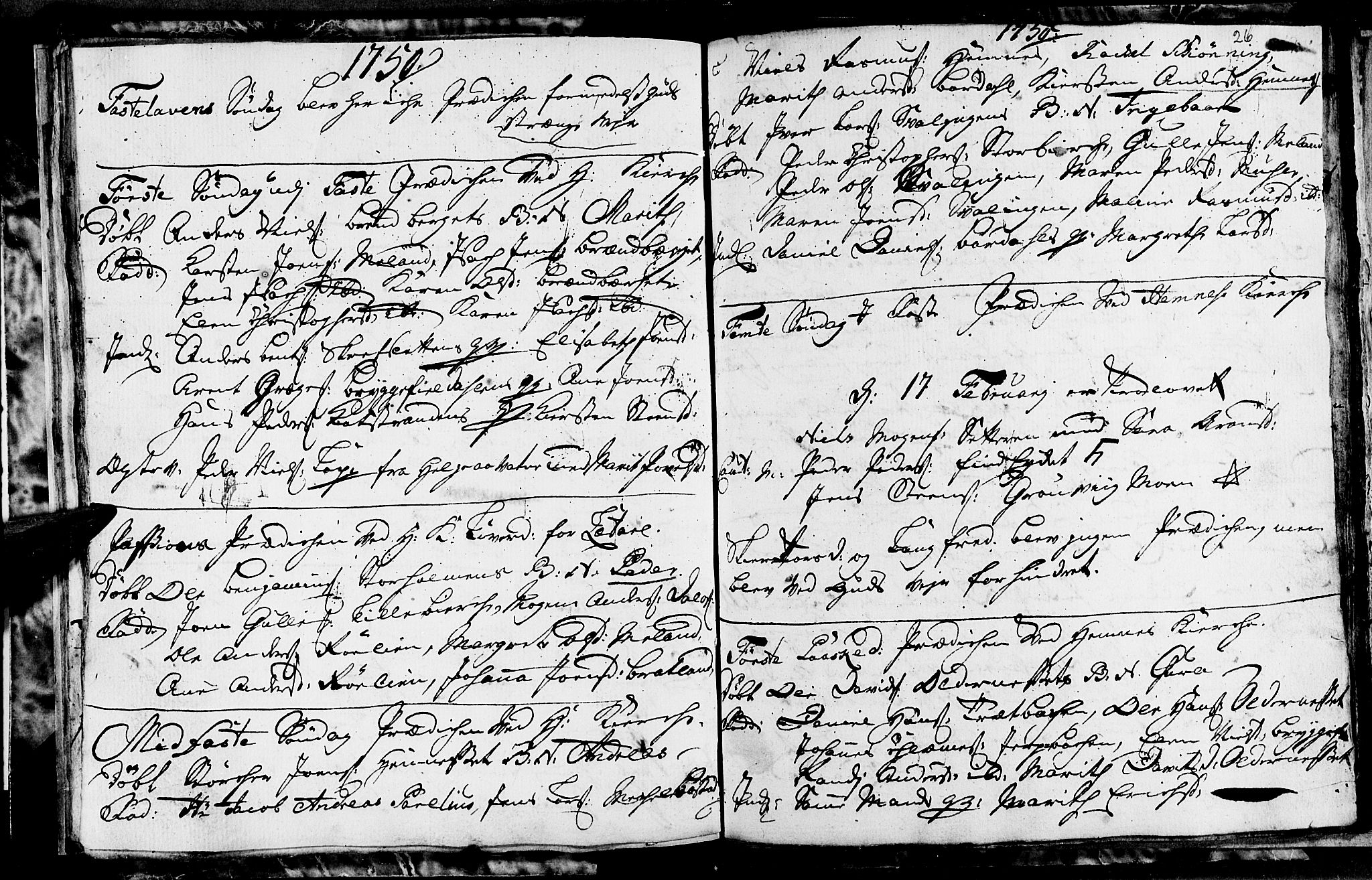 Ministerialprotokoller, klokkerbøker og fødselsregistre - Nordland, SAT/A-1459/825/L0347: Parish register (official) no. 825A03, 1748-1751, p. 26