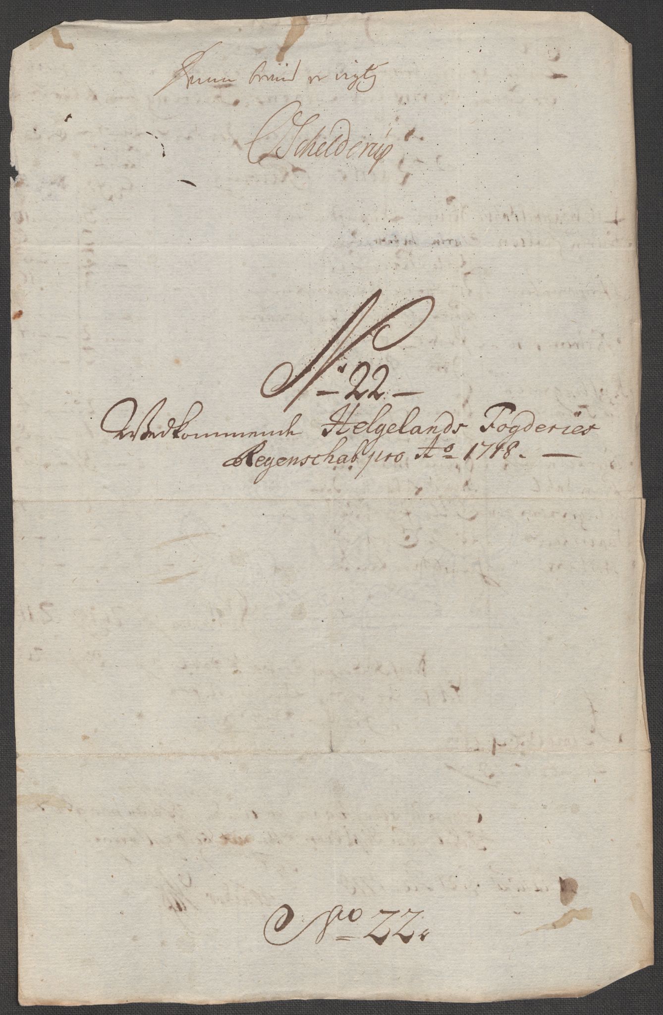 Rentekammeret inntil 1814, Reviderte regnskaper, Fogderegnskap, AV/RA-EA-4092/R65/L4516: Fogderegnskap Helgeland, 1718, p. 204