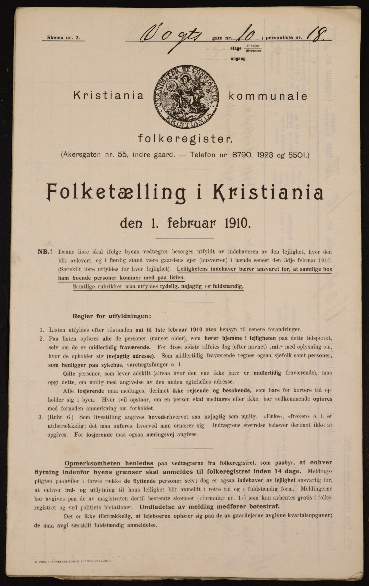 OBA, Municipal Census 1910 for Kristiania, 1910, p. 117841