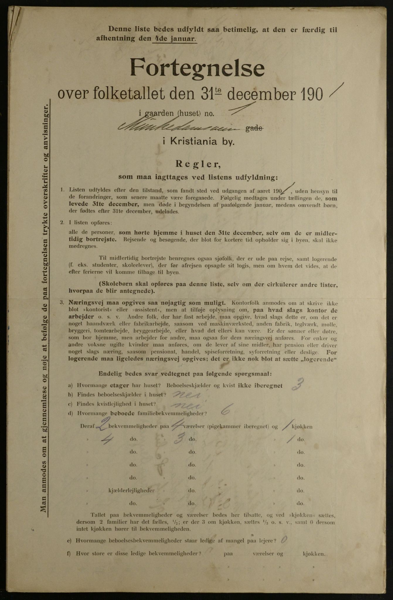 OBA, Municipal Census 1901 for Kristiania, 1901, p. 10239