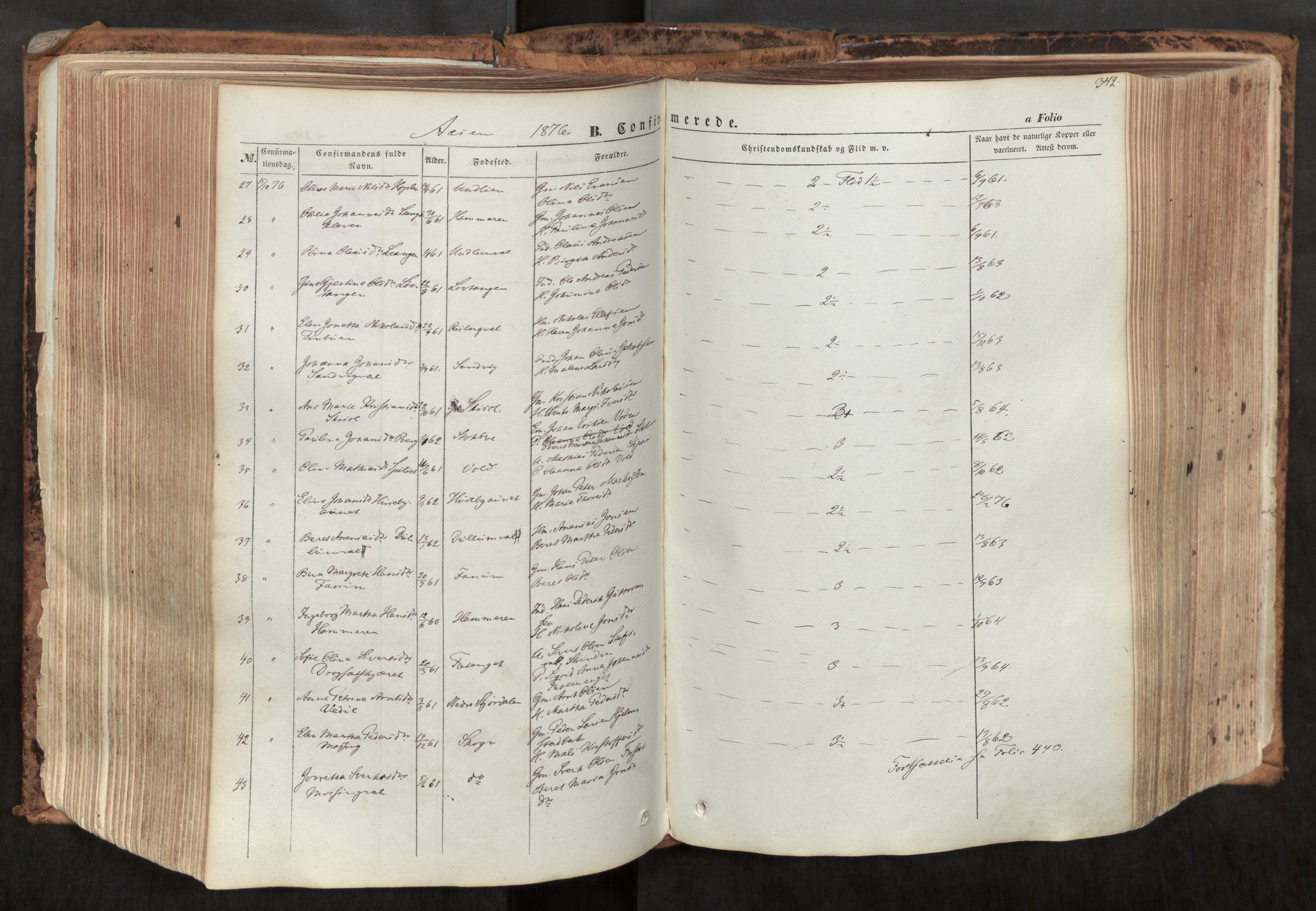 Ministerialprotokoller, klokkerbøker og fødselsregistre - Nord-Trøndelag, SAT/A-1458/713/L0116: Parish register (official) no. 713A07, 1850-1877, p. 342