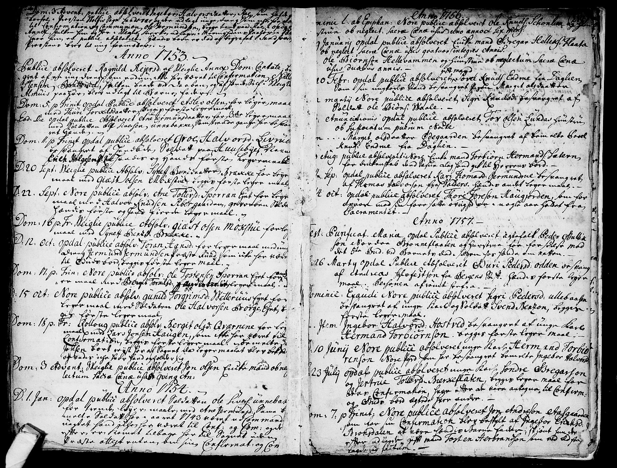 Rollag kirkebøker, SAKO/A-240/F/Fa/L0003: Parish register (official) no. I 3, 1743-1778, p. 280
