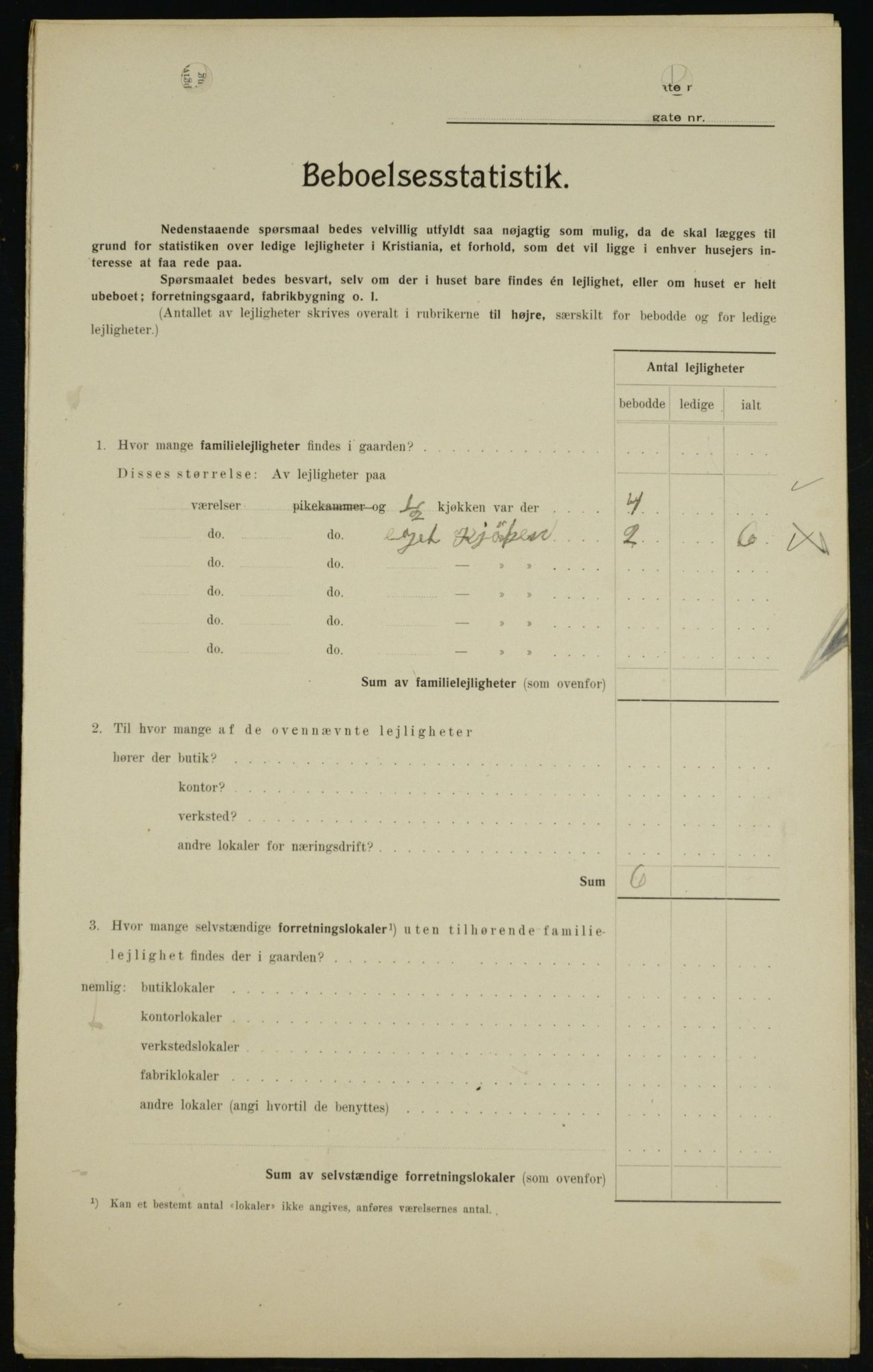 OBA, Municipal Census 1909 for Kristiania, 1909, p. 37577