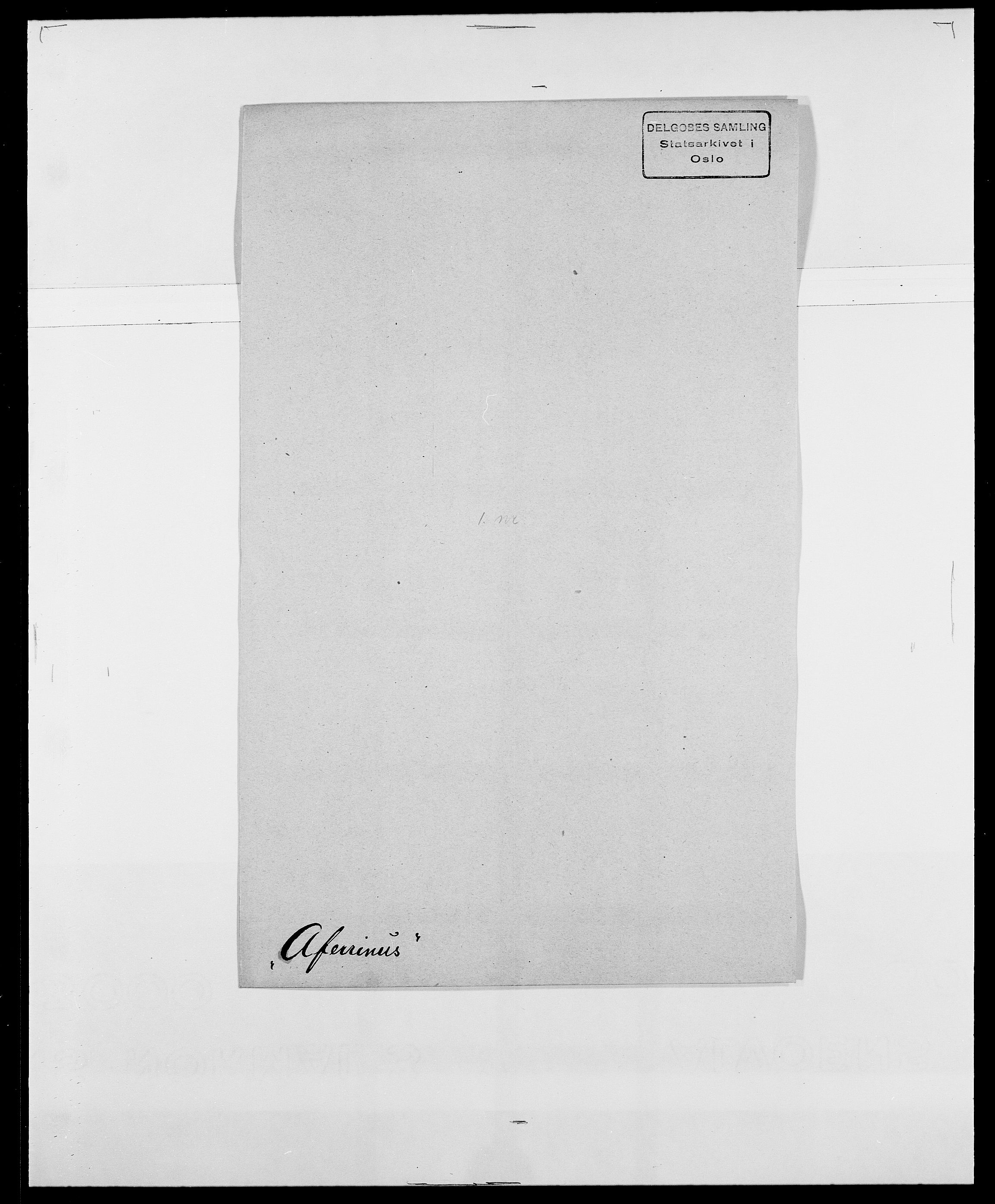 Delgobe, Charles Antoine - samling, AV/SAO-PAO-0038/D/Da/L0001: Aabye - Angerman, p. 281