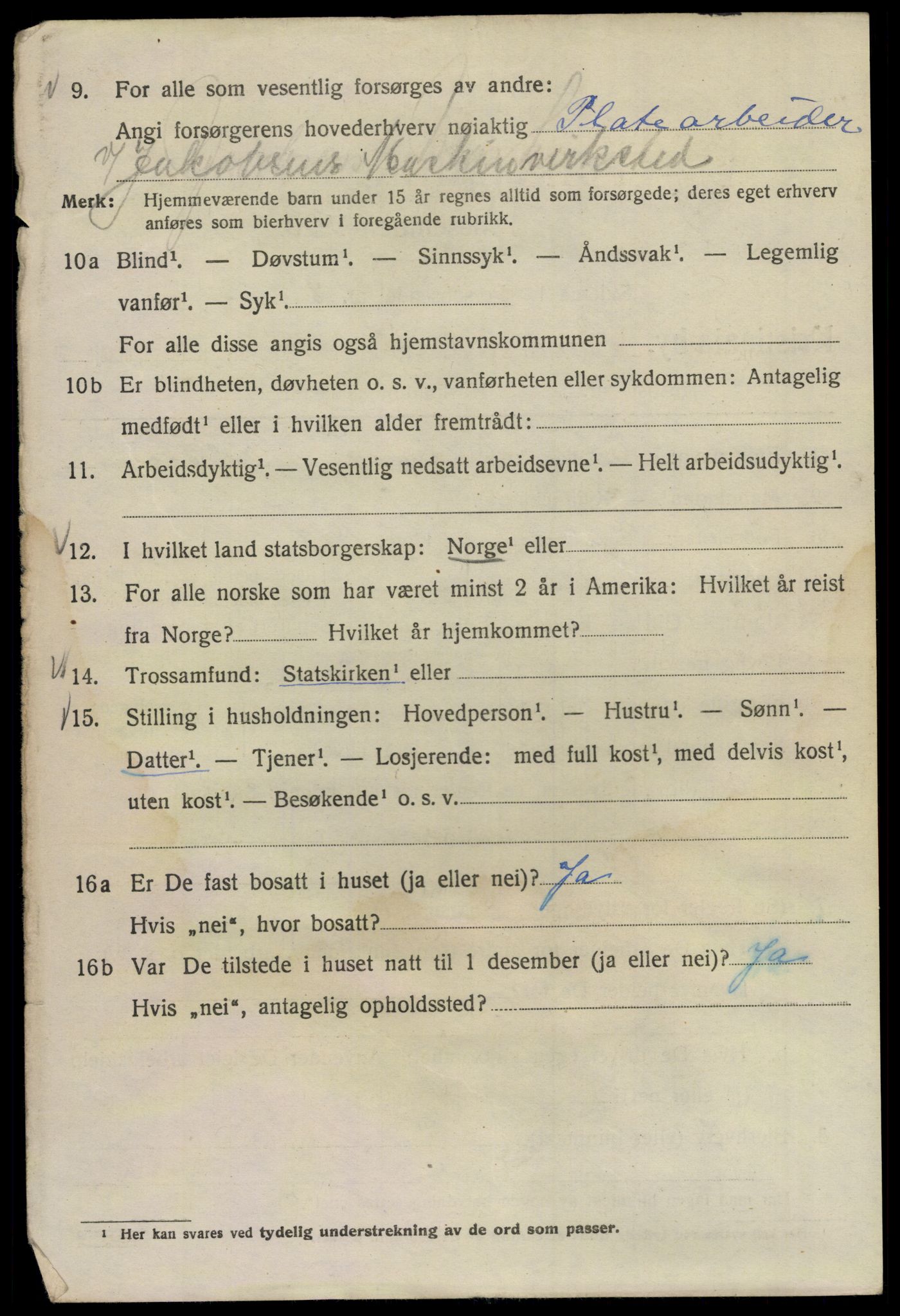 SAO, 1920 census for Kristiania, 1920, p. 458494