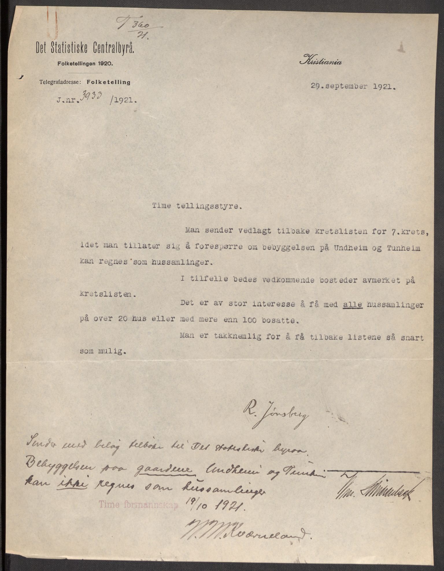 SAST, 1920 census for Time, 1920, p. 4