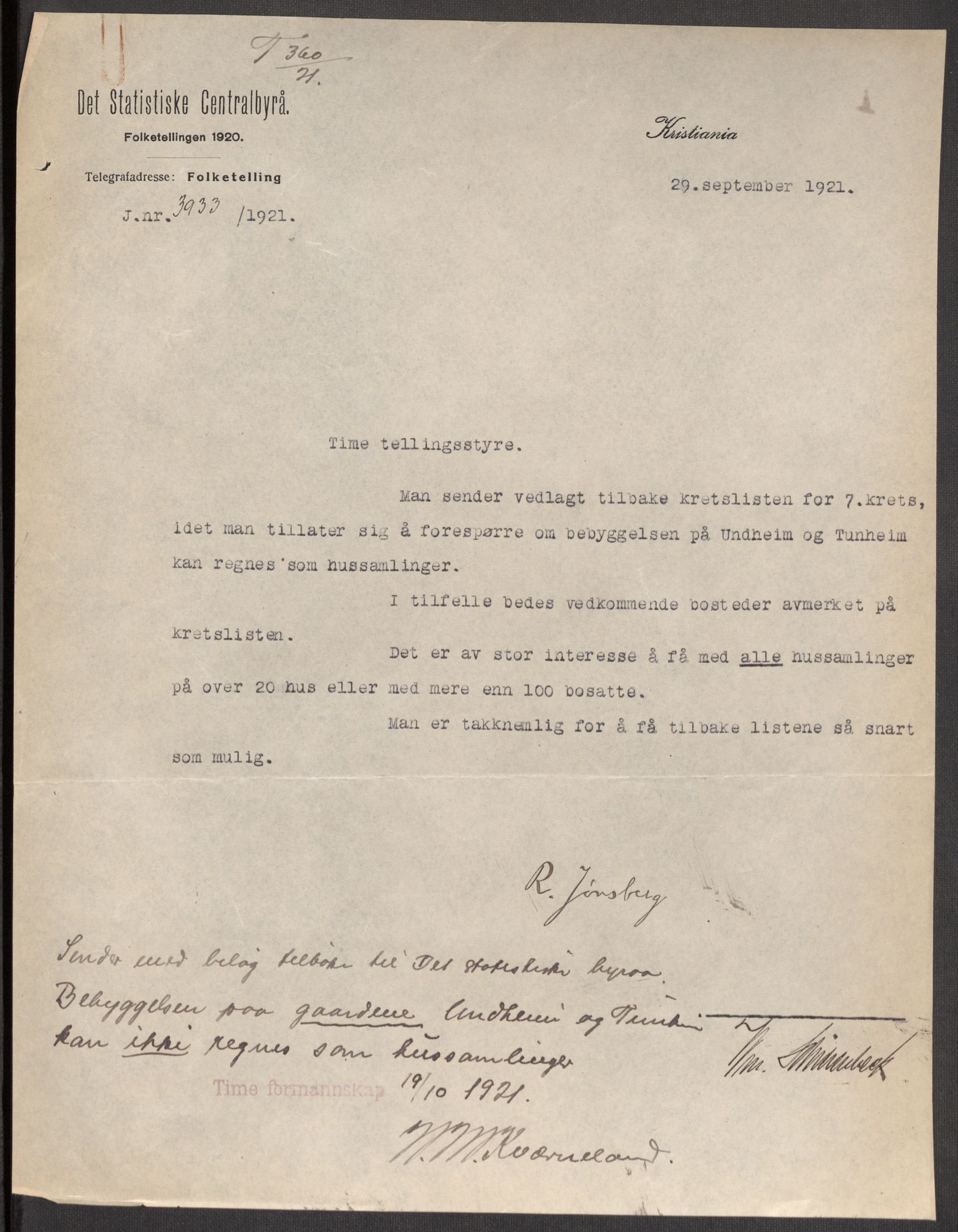 SAST, 1920 census for Time, 1920, p. 4