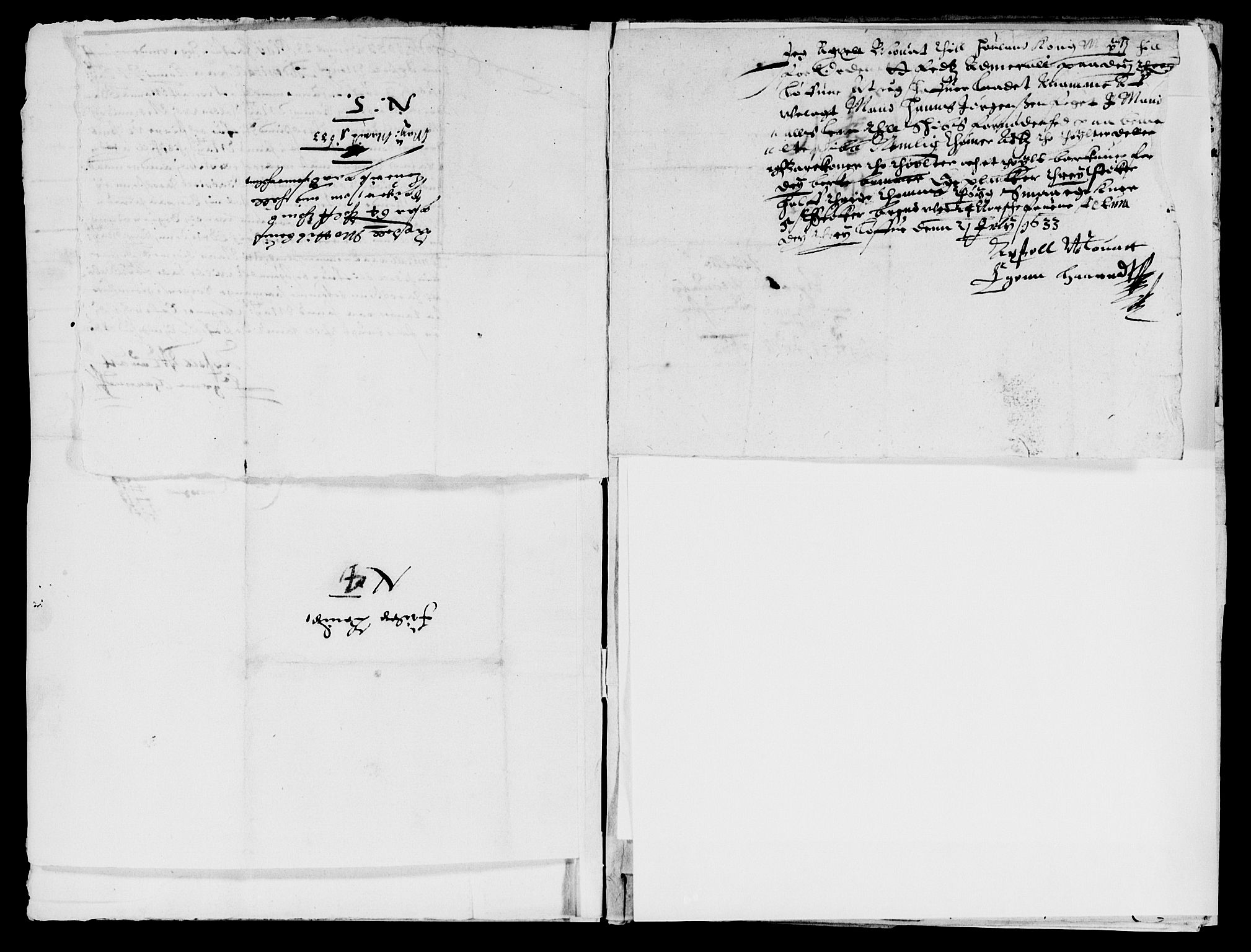 Rentekammeret inntil 1814, Reviderte regnskaper, Lensregnskaper, AV/RA-EA-5023/R/Rb/Rbq/L0022: Nedenes len. Mandals len. Råbyggelag., 1632-1634