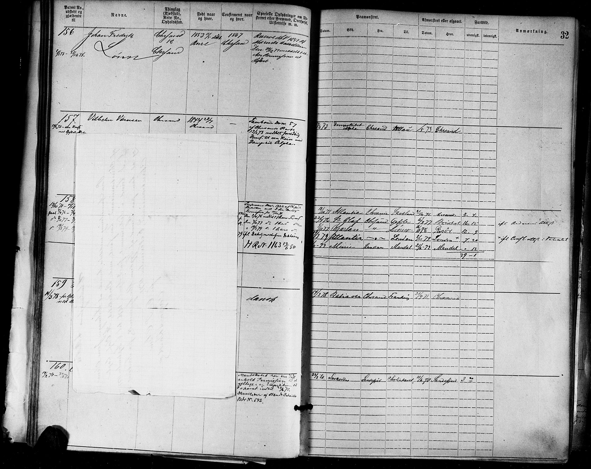 Kristiansand mønstringskrets, AV/SAK-2031-0015/F/Fa/L0005: Annotasjonsrulle nr 1-1920 med register, I-3, 1870-1880, p. 59
