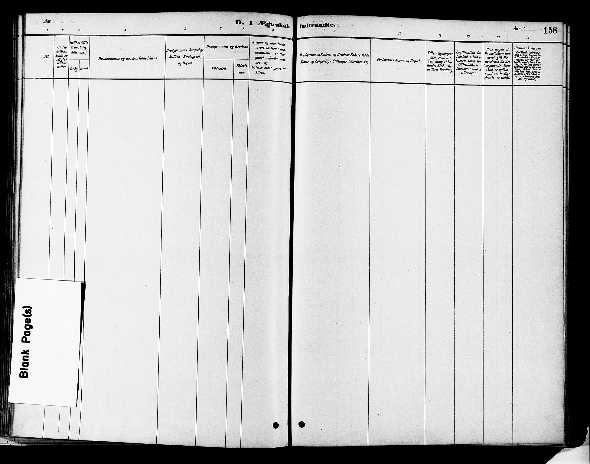 Flesberg kirkebøker, AV/SAKO-A-18/F/Fa/L0008: Parish register (official) no. I 8, 1879-1899, p. 158