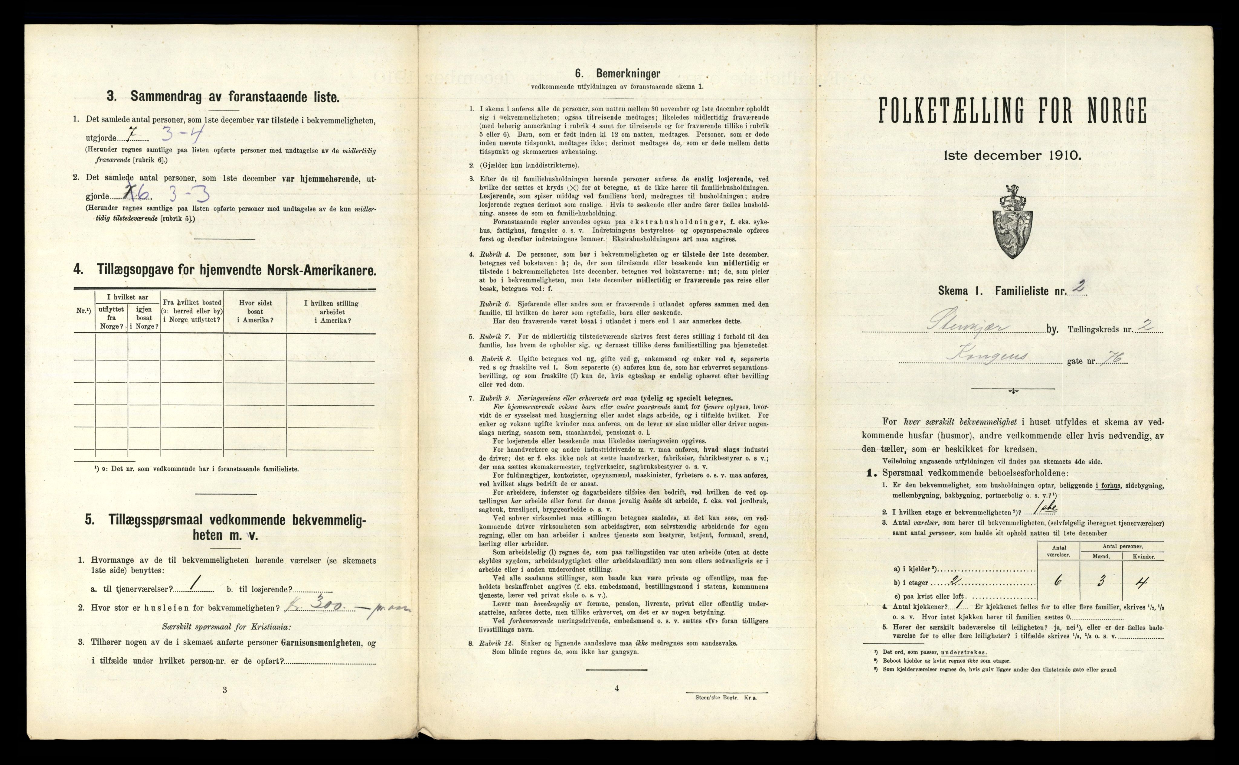 RA, 1910 census for Steinkjer, 1910, p. 28