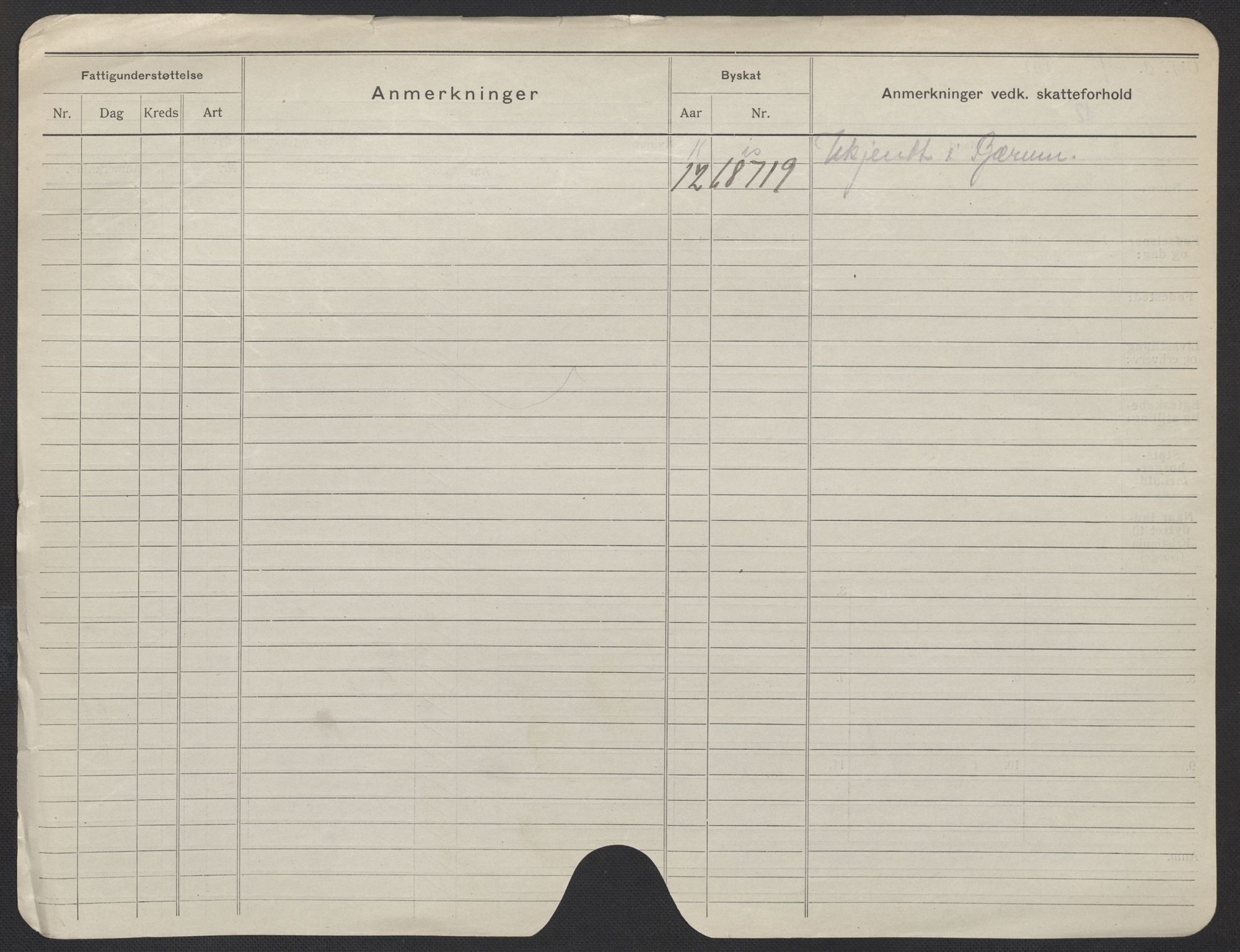 Oslo folkeregister, Registerkort, SAO/A-11715/F/Fa/Fac/L0018: Kvinner, 1906-1914, p. 851b