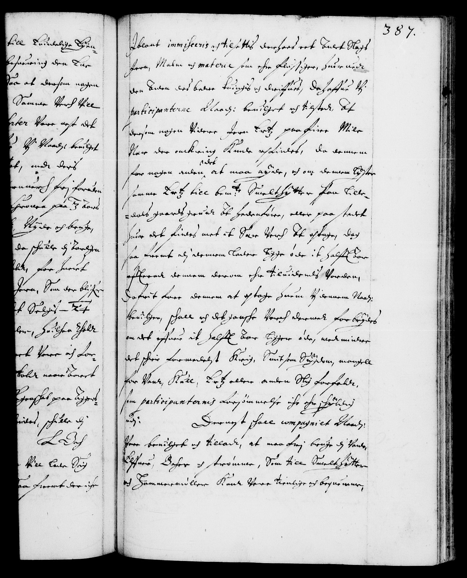 Danske Kanselli 1572-1799, AV/RA-EA-3023/F/Fc/Fca/Fcaa/L0006: Norske registre (mikrofilm), 1637-1642, p. 387a