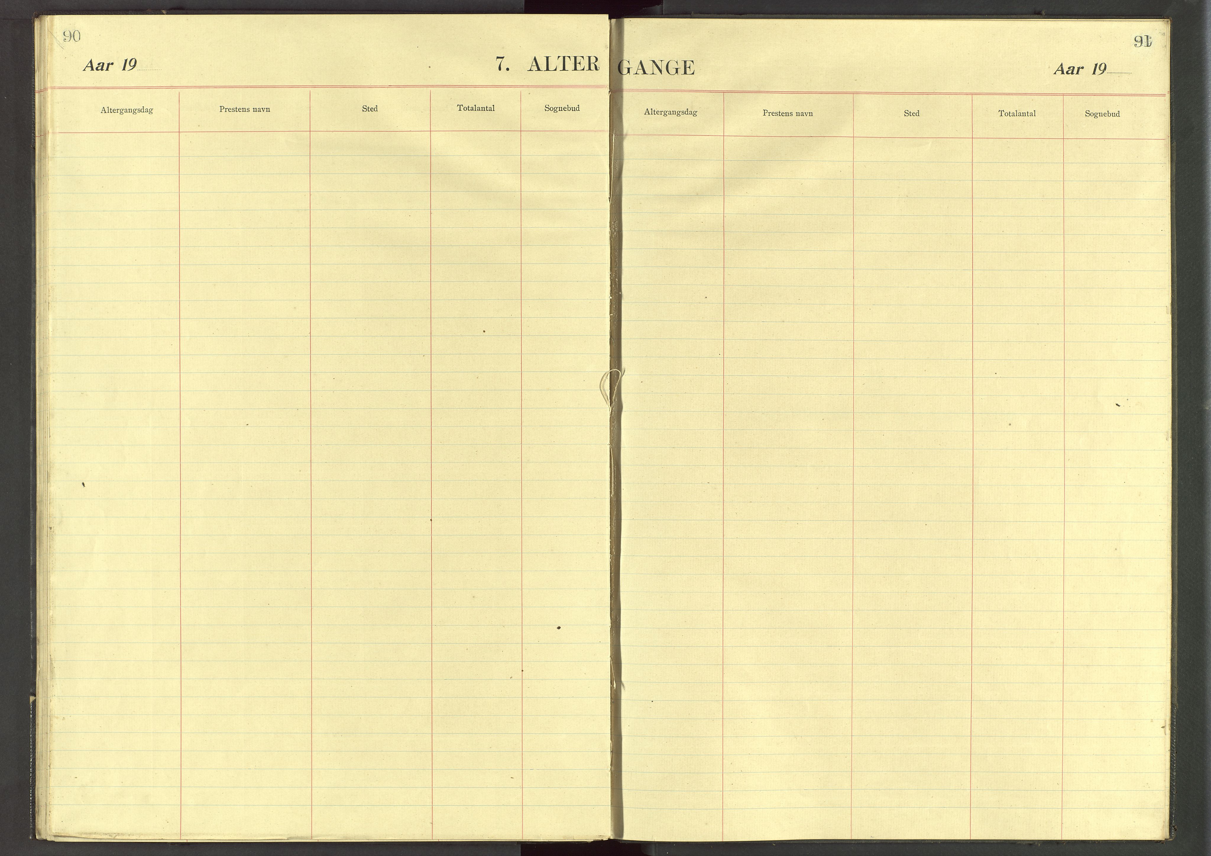 Det Norske Misjonsselskap - utland - Kina (Hunan), VID/MA-A-1065/Dm/L0078: Parish register (official) no. 116, 1913-1934, p. 90-91