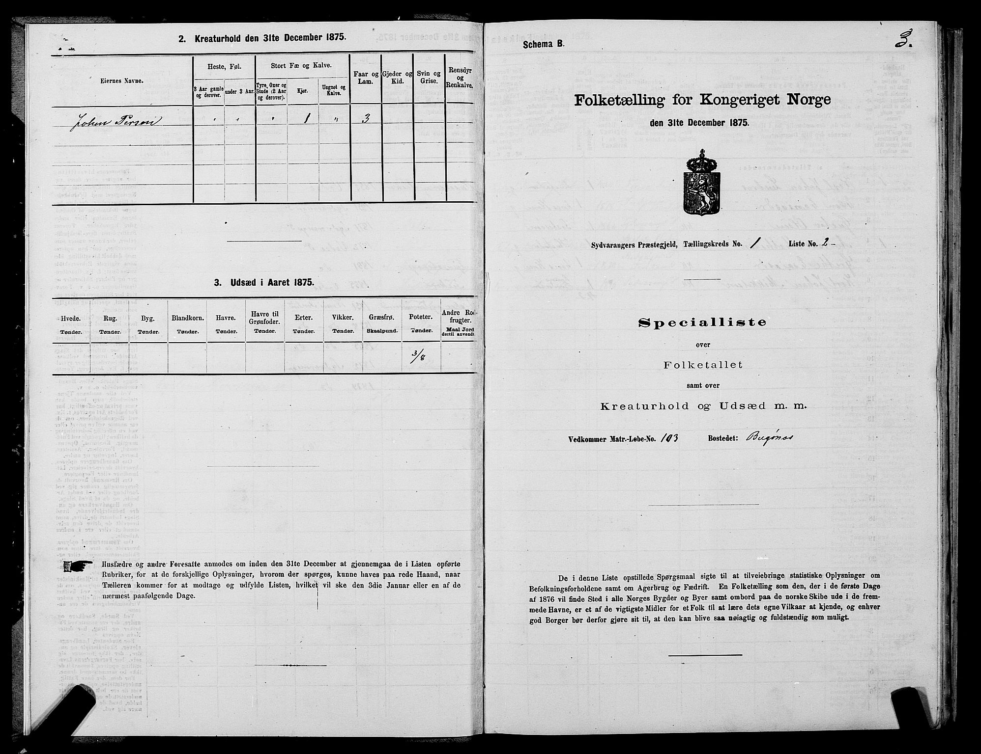 SATØ, 1875 census for 2030P Sør-Varanger, 1875, p. 1003