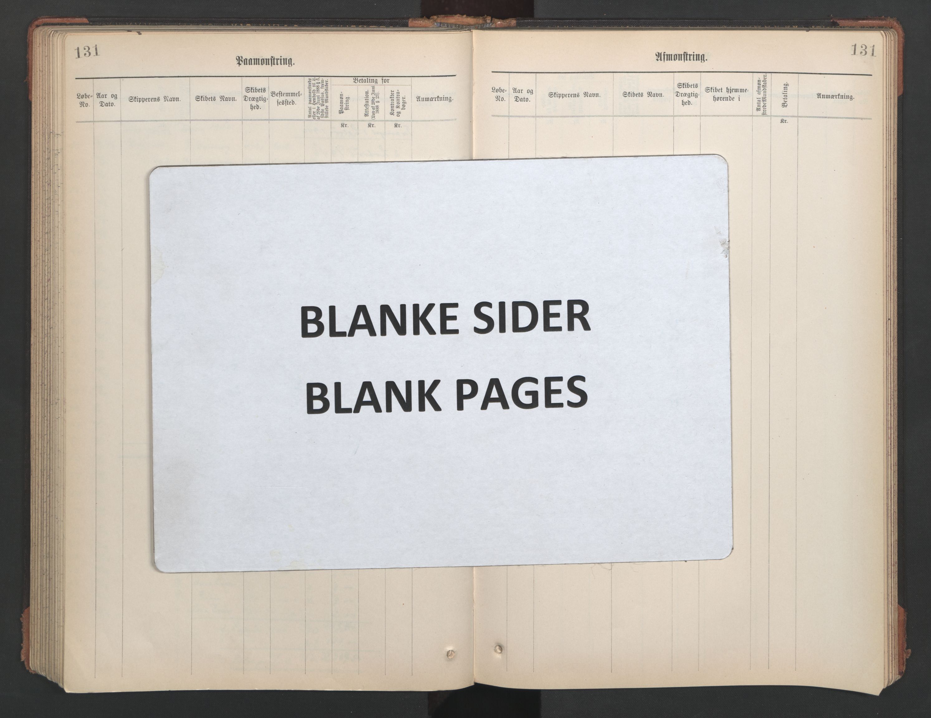 Skien innrulleringskontor, AV/SAKO-A-832/H/Ha/L0003: Mønstringsjournal, 1906-1946, p. 131