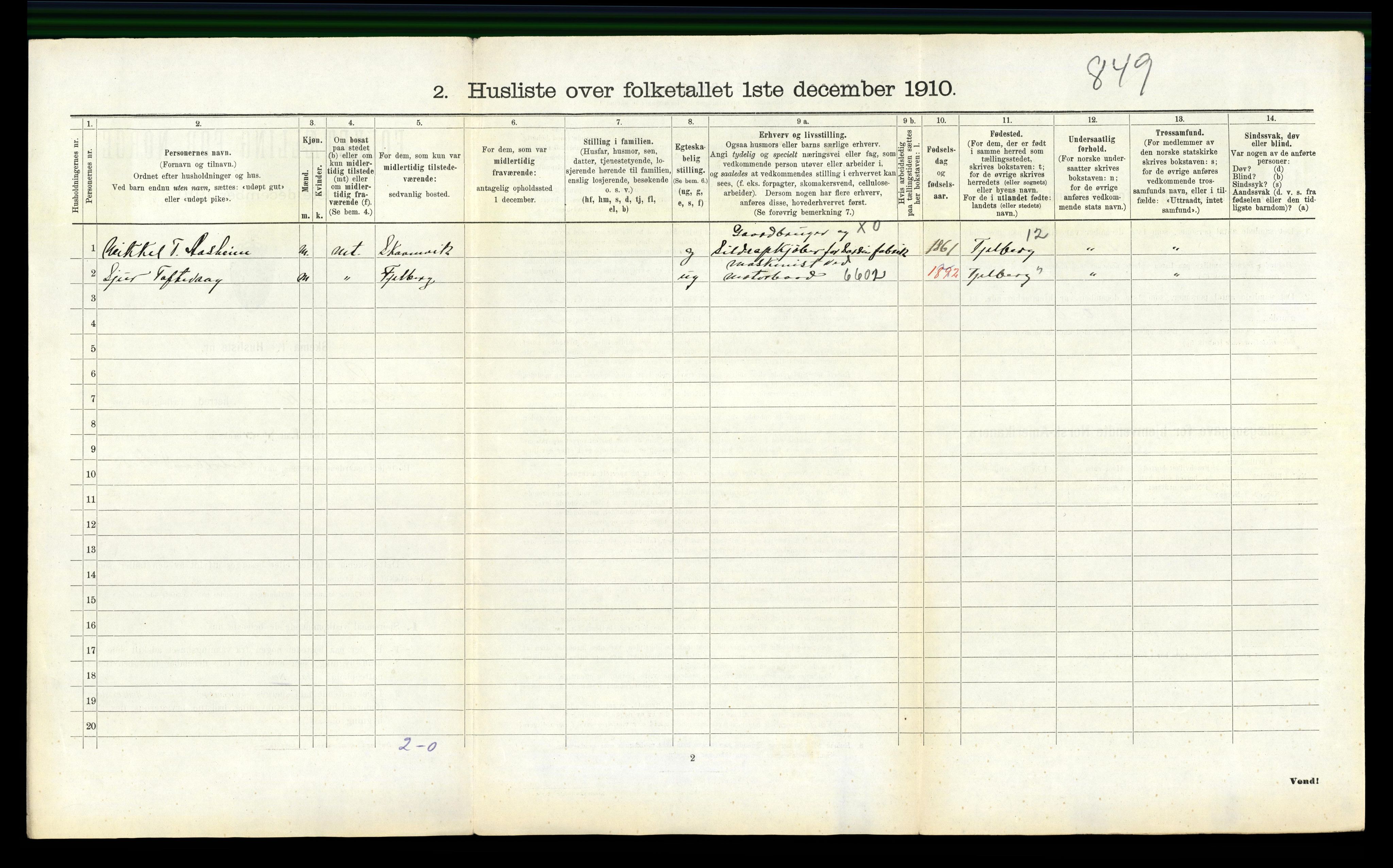 RA, 1910 census for Skånevik, 1910, p. 916