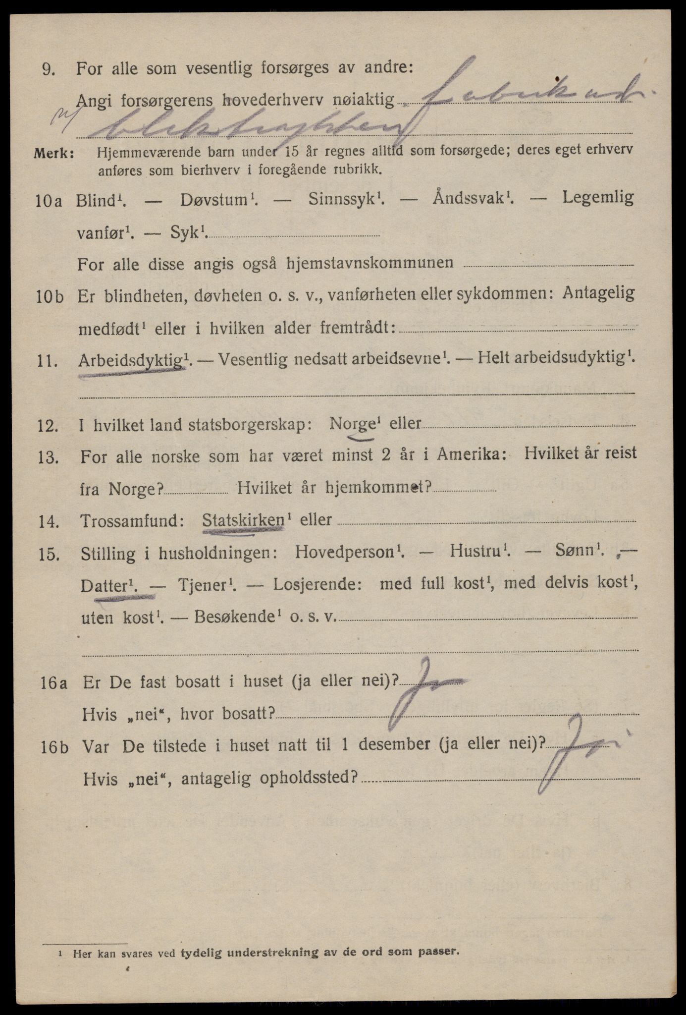 SAST, 1920 census for Stavanger, 1920, p. 37701