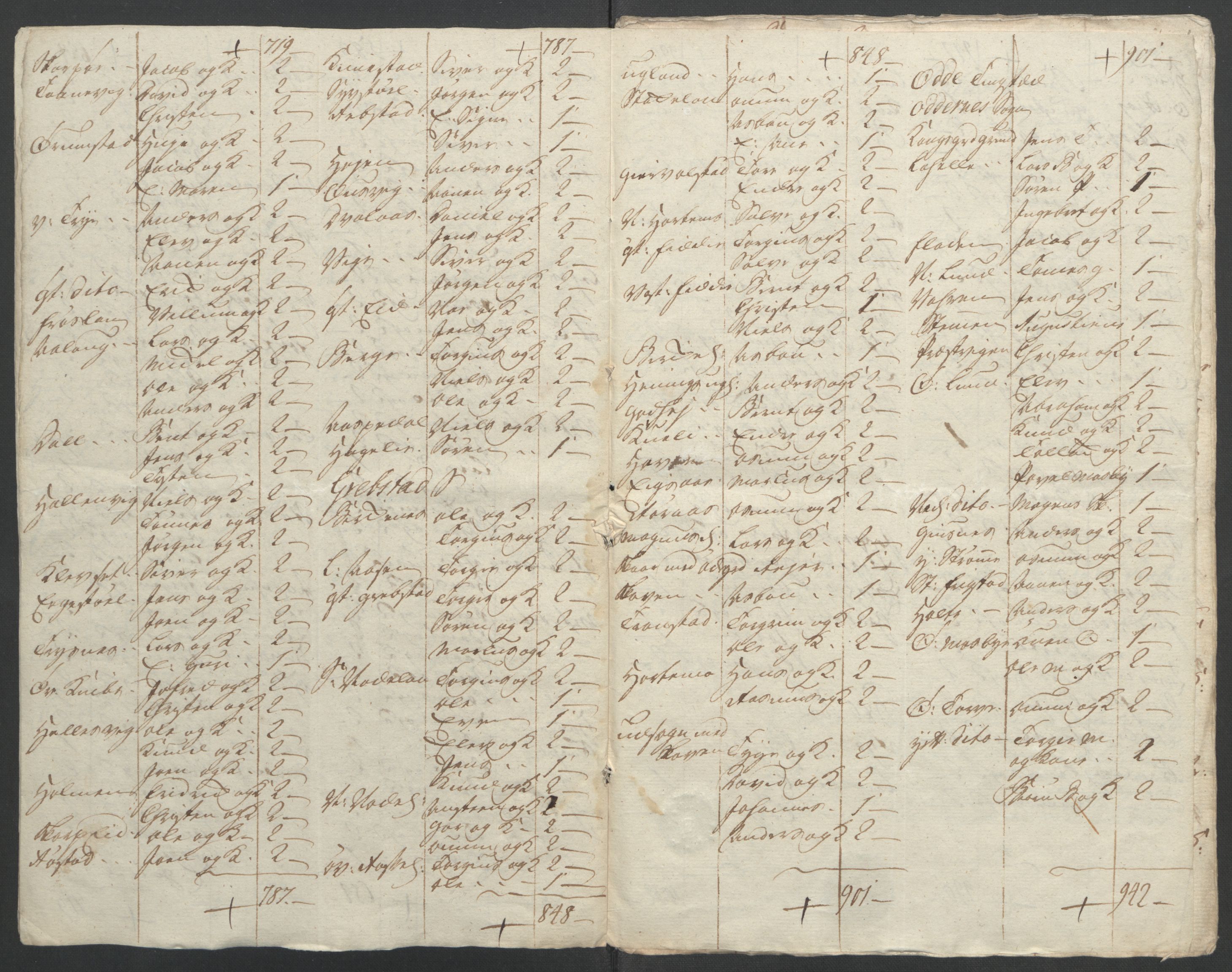 Rentekammeret inntil 1814, Reviderte regnskaper, Fogderegnskap, AV/RA-EA-4092/R45/L2704: Ekstraskatten Lista og Mandal, 1762-1768, p. 323