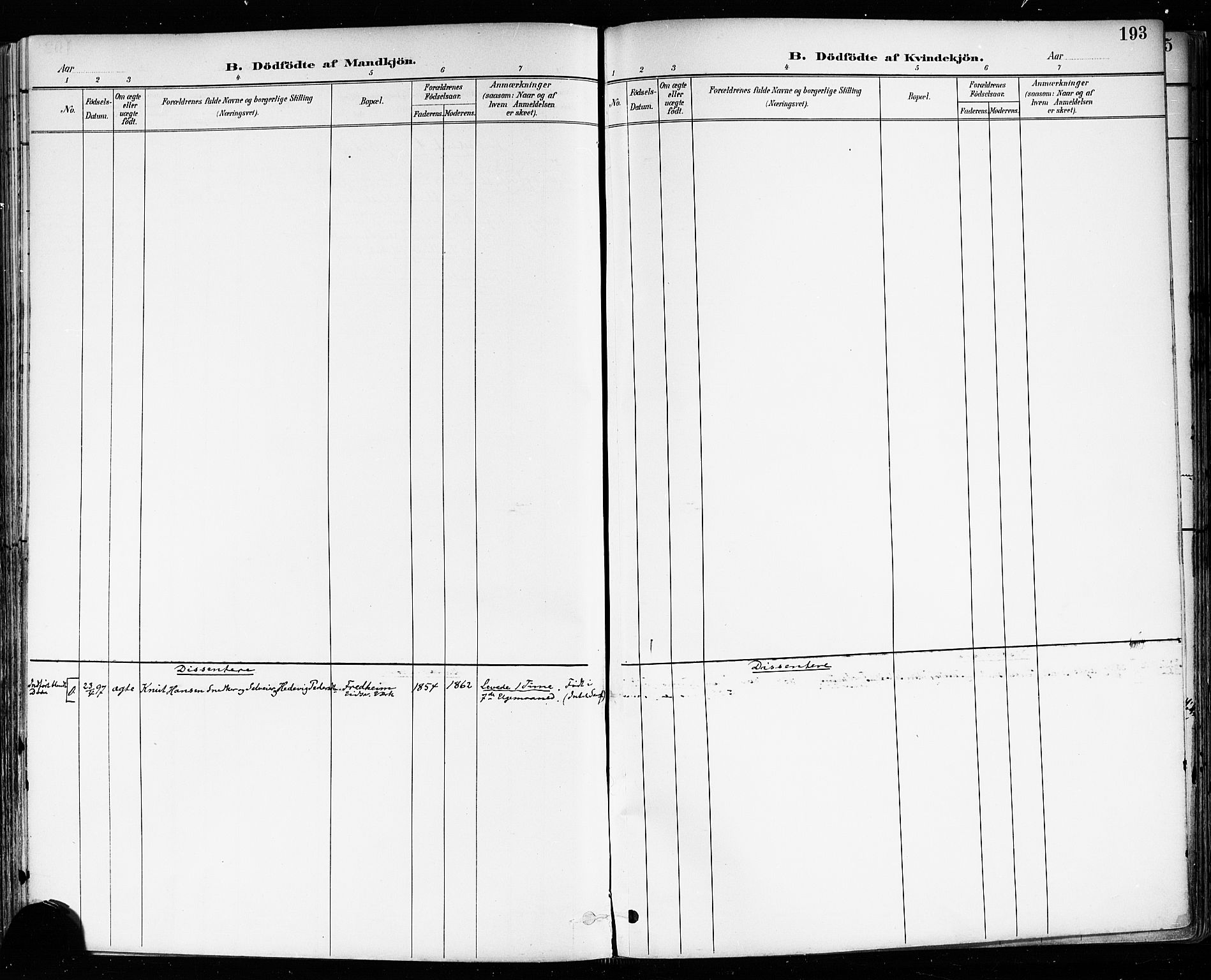 Eidsvoll prestekontor Kirkebøker, AV/SAO-A-10888/F/Fa/L0004: Parish register (official) no. I 4, 1891-1900, p. 193