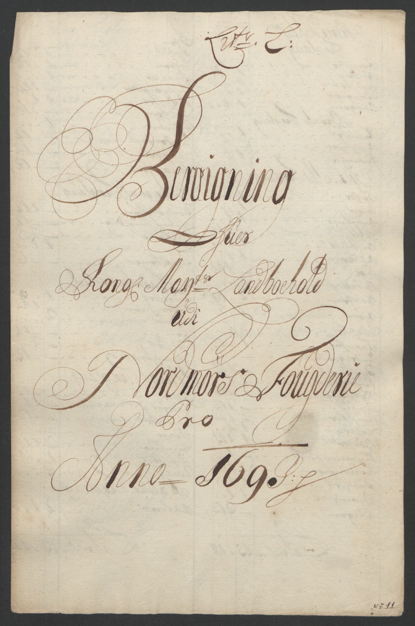 Rentekammeret inntil 1814, Reviderte regnskaper, Fogderegnskap, RA/EA-4092/R56/L3735: Fogderegnskap Nordmøre, 1692-1693, p. 373