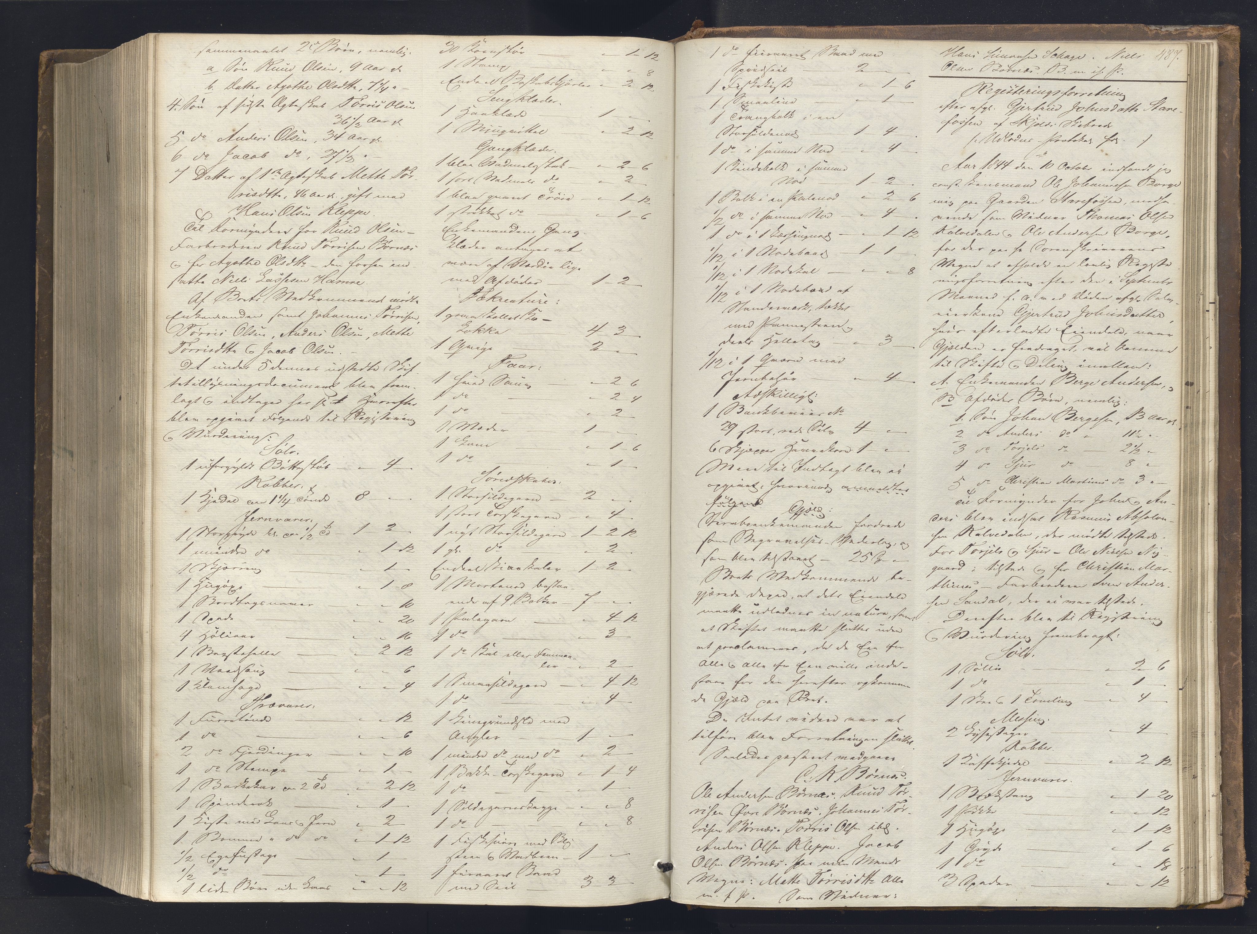 Nordhordland sorenskrivar, AV/SAB-A-2901/1/H/Hb/L0001: Registreringsprotokollar, 1841-1845, p. 487