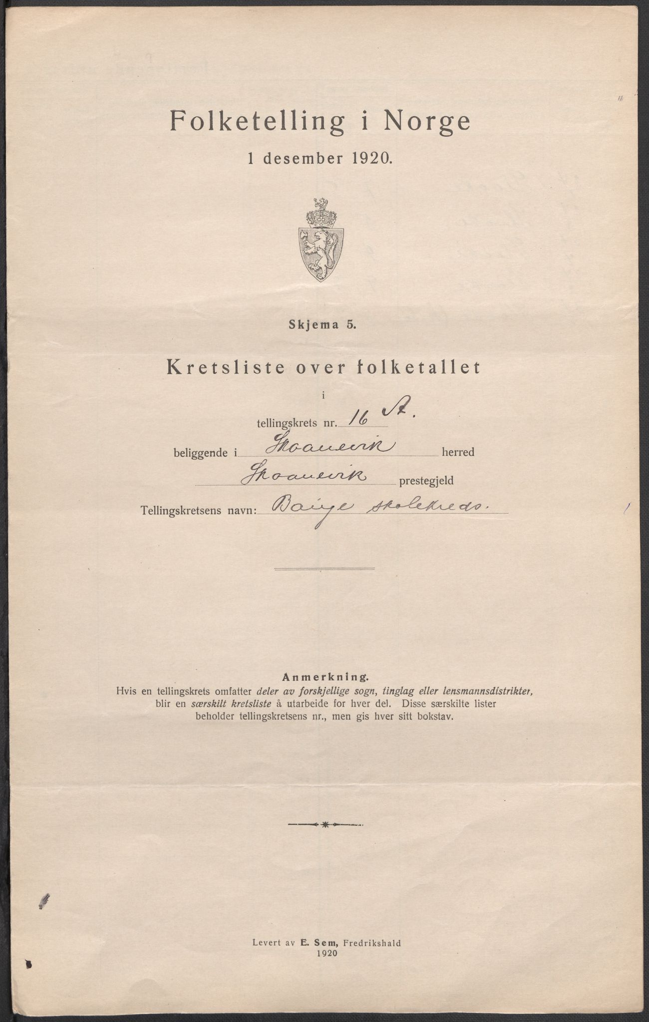 SAB, 1920 census for Skånevik, 1920, p. 55