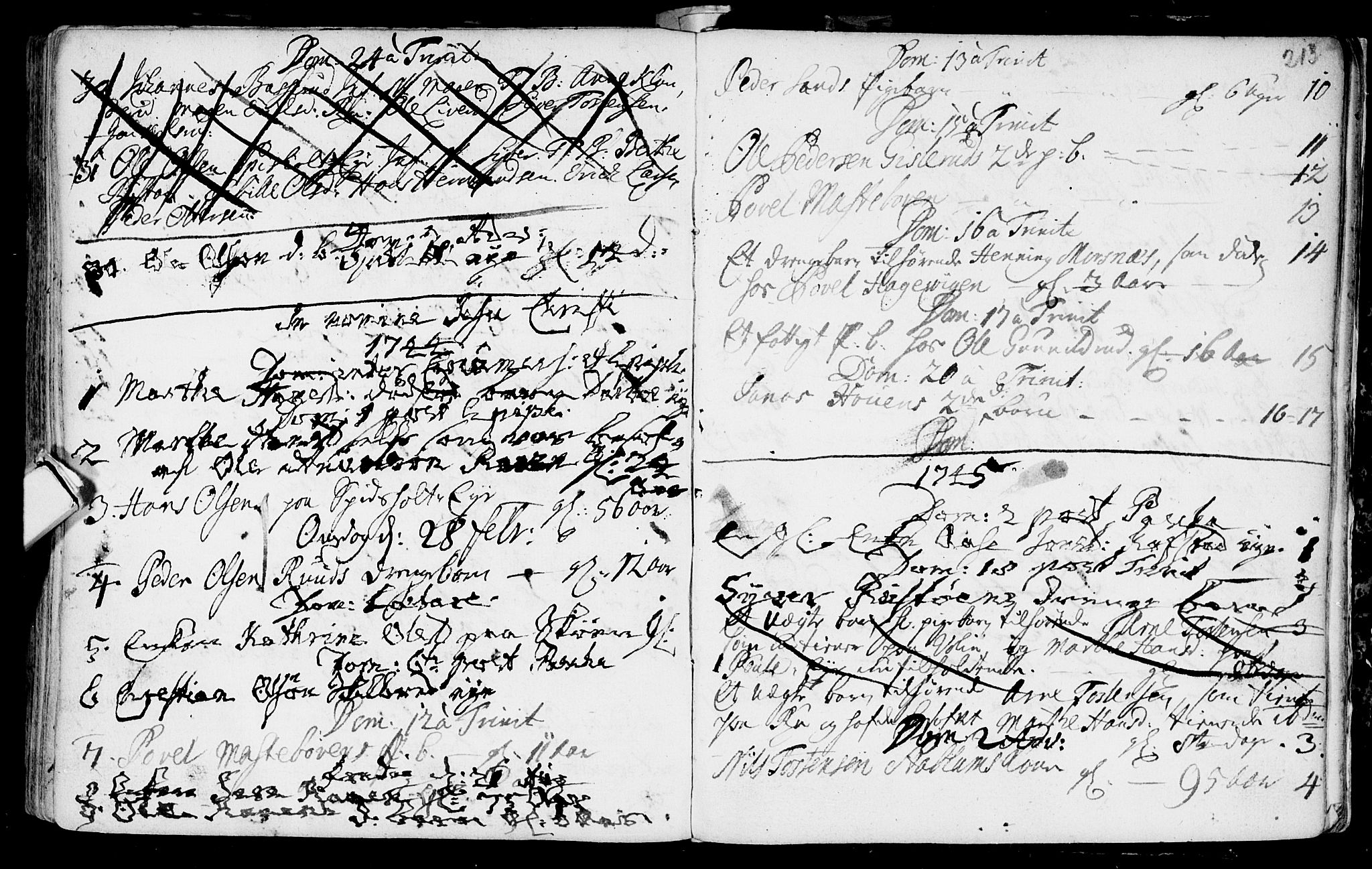 Eiker kirkebøker, SAKO/A-4/F/Fa/L0007: Parish register (official) no. I 7 /2, 1733-1808, p. 213