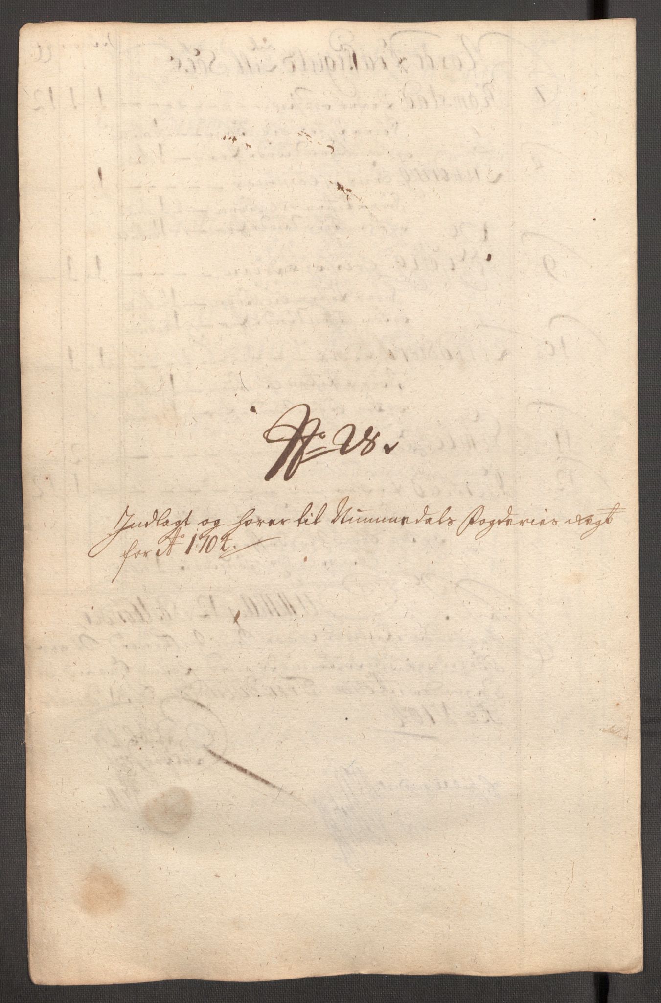 Rentekammeret inntil 1814, Reviderte regnskaper, Fogderegnskap, AV/RA-EA-4092/R64/L4428: Fogderegnskap Namdal, 1703-1704, p. 376