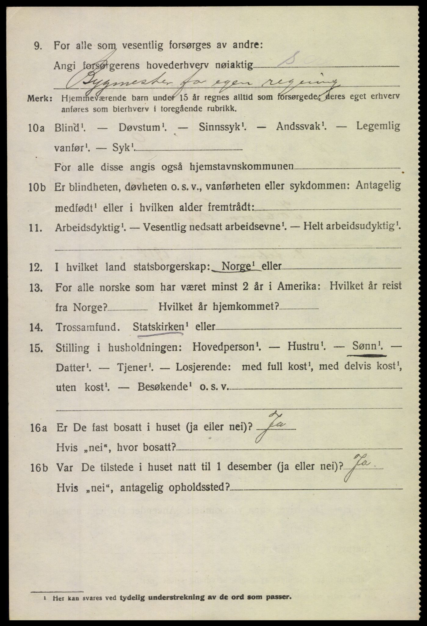 SAH, 1920 census for Sør-Aurdal, 1920, p. 2888