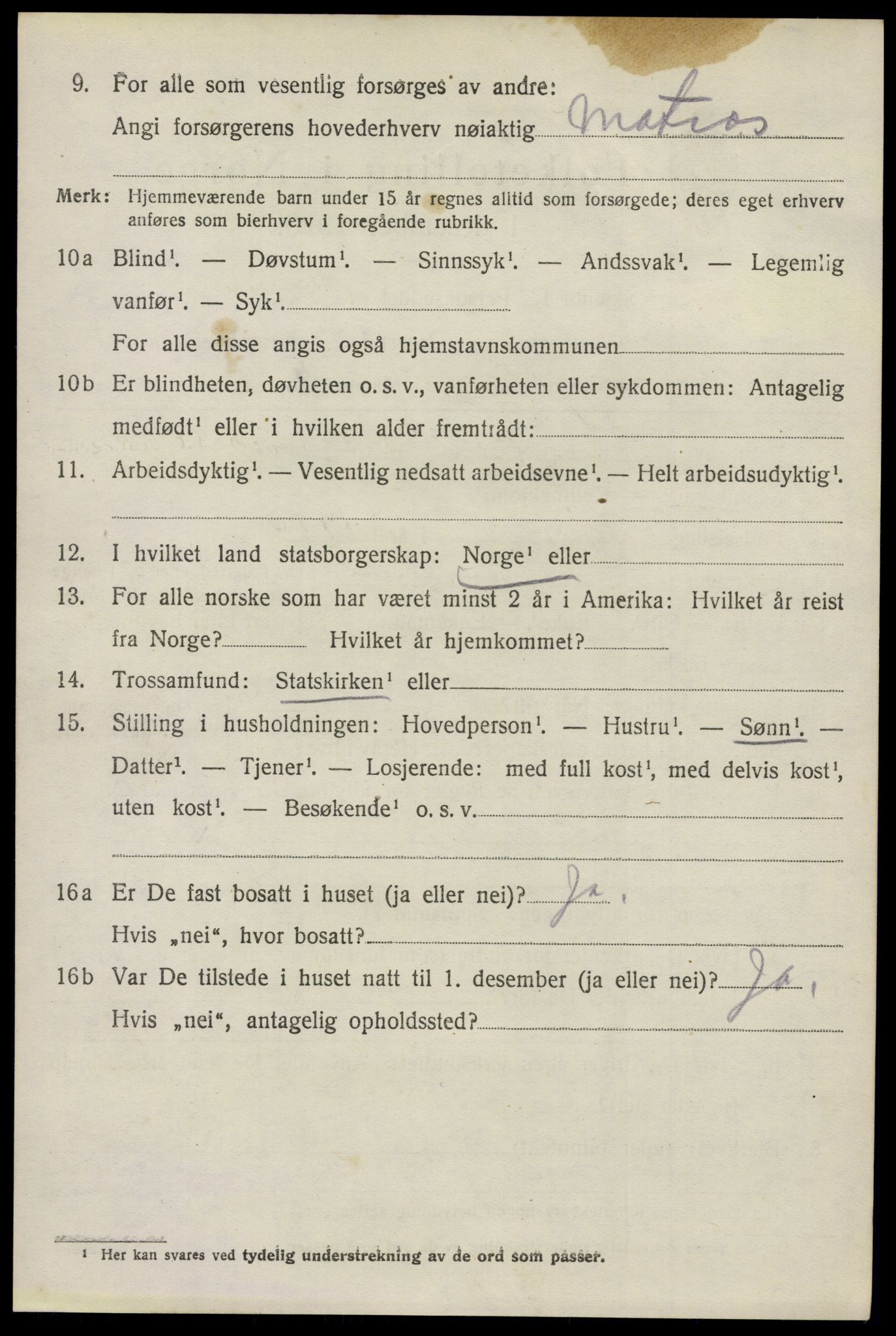 SAO, 1920 census for Glemmen, 1920, p. 15072