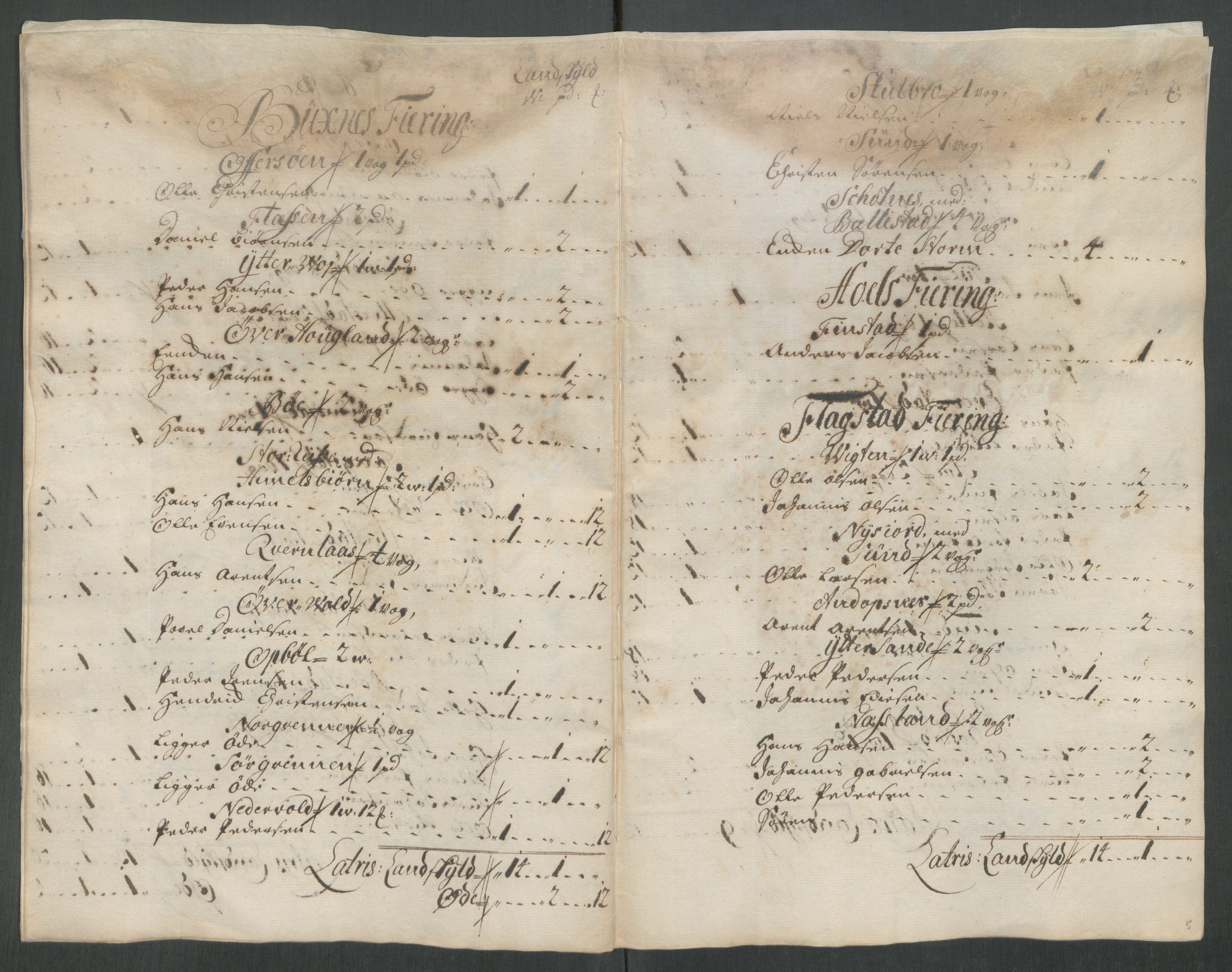 Rentekammeret inntil 1814, Reviderte regnskaper, Fogderegnskap, AV/RA-EA-4092/R67/L4680: Fogderegnskap Vesterålen, Andenes og Lofoten, 1714, p. 188