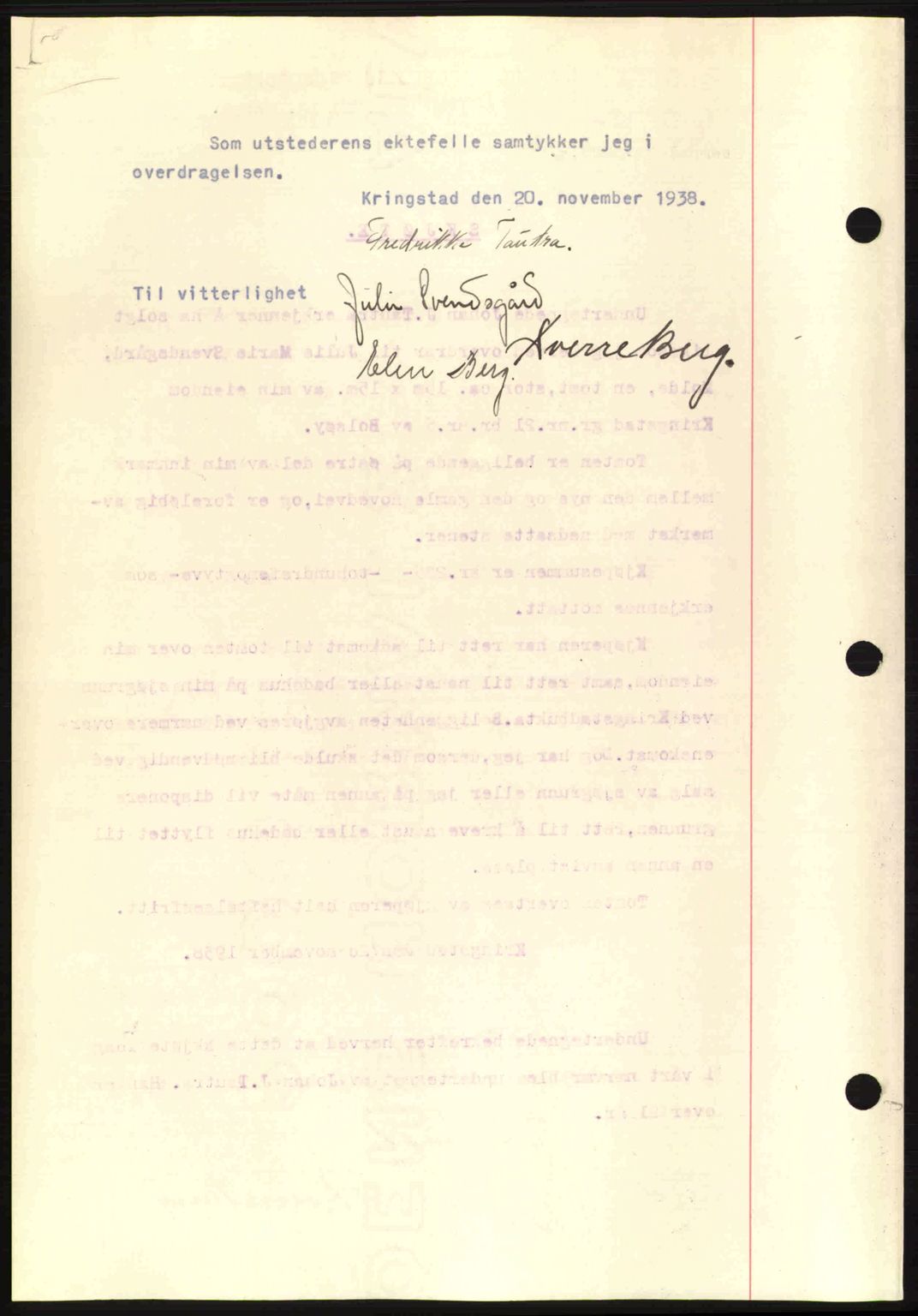 Romsdal sorenskriveri, AV/SAT-A-4149/1/2/2C: Mortgage book no. A6, 1938-1939, Diary no: : 2509/1938