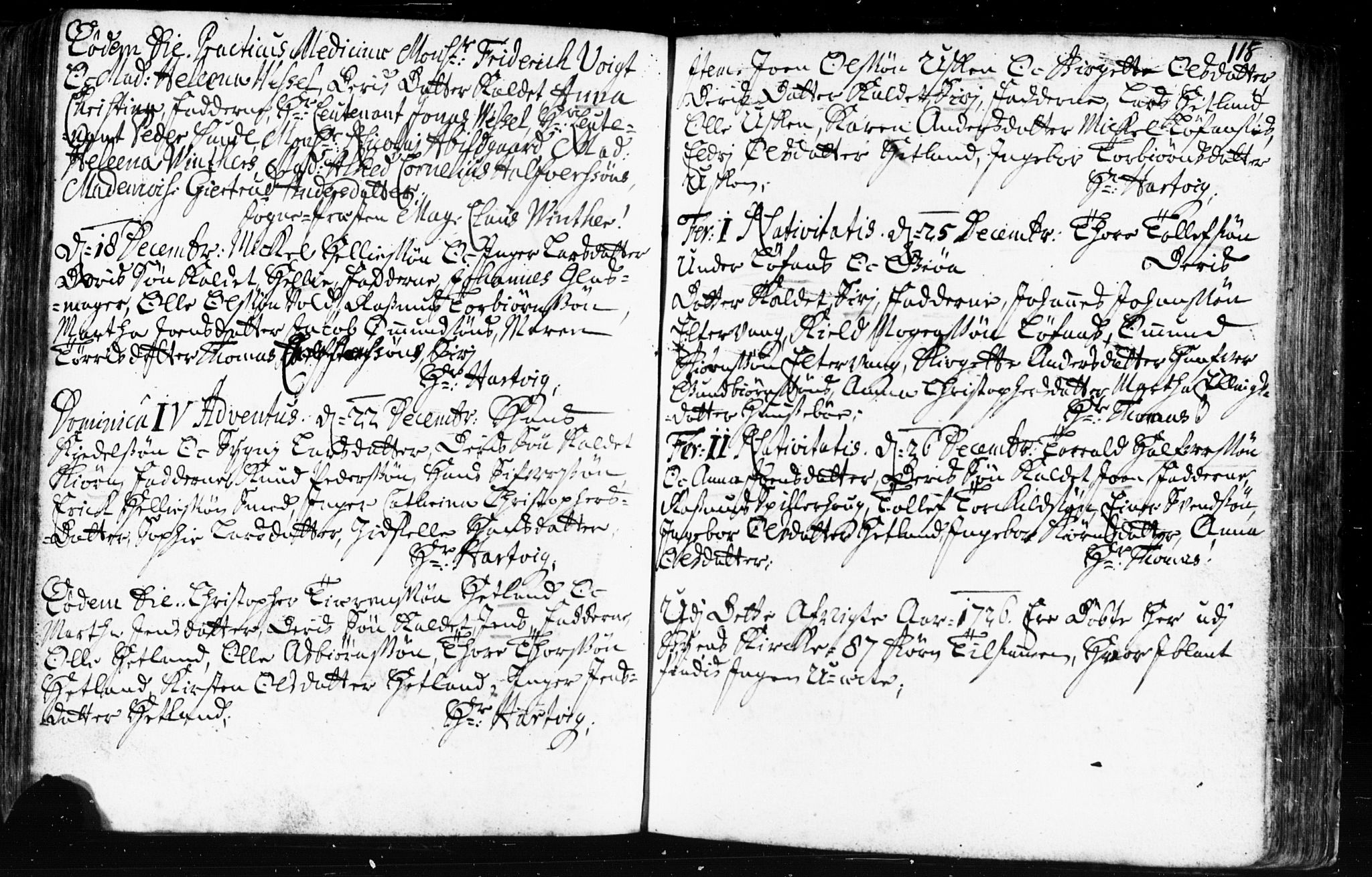 Domkirken sokneprestkontor, AV/SAST-A-101812/001/30/30BB/L0002: Parish register (copy) no. B 2, 1714-1733, p. 118