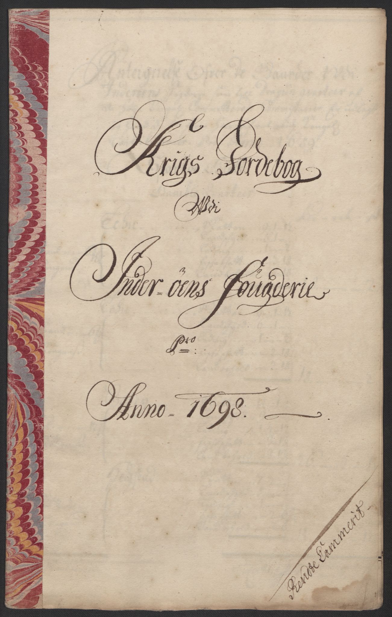 Rentekammeret inntil 1814, Reviderte regnskaper, Fogderegnskap, RA/EA-4092/R63/L4310: Fogderegnskap Inderøy, 1698-1699, p. 186