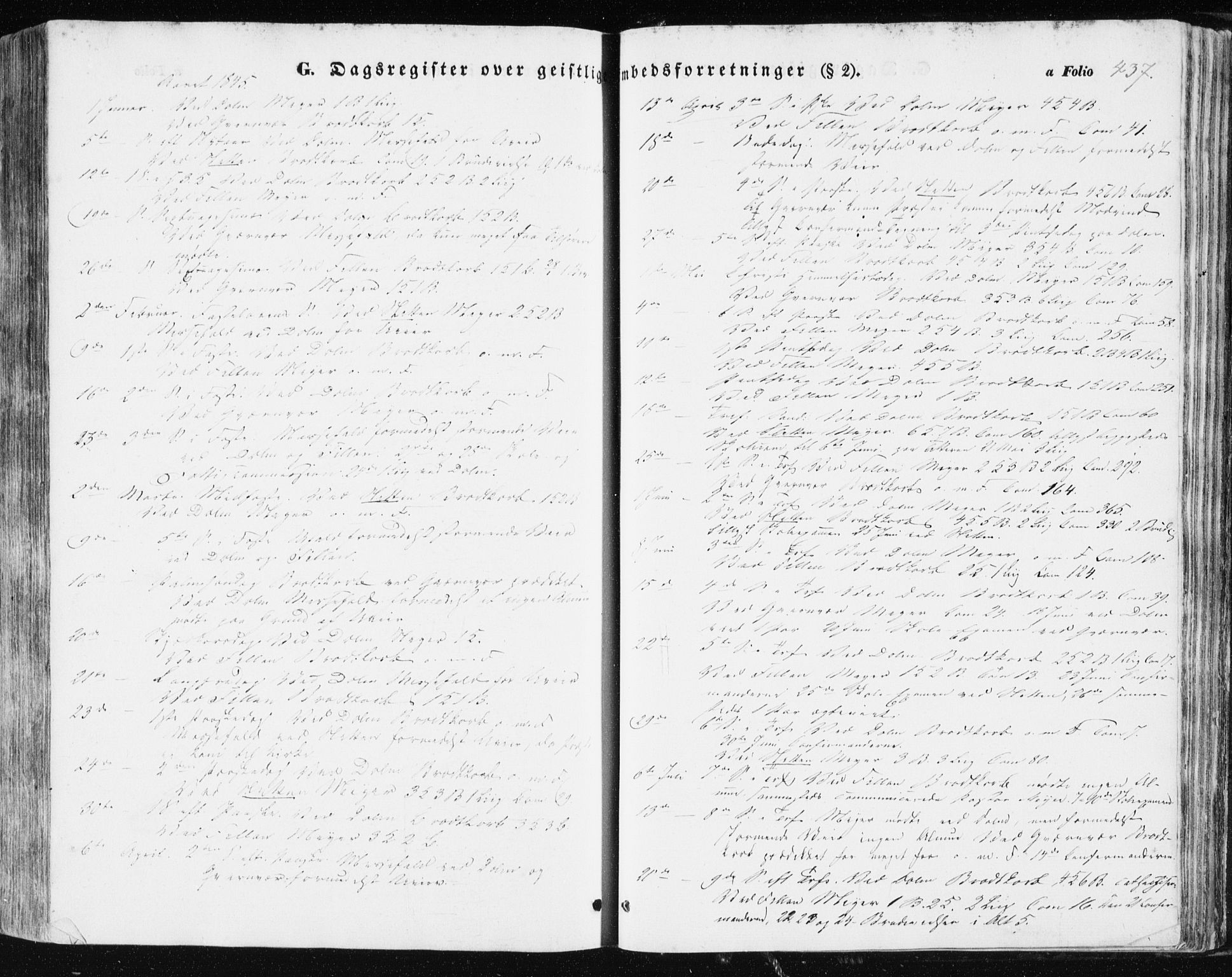 Ministerialprotokoller, klokkerbøker og fødselsregistre - Sør-Trøndelag, SAT/A-1456/634/L0529: Parish register (official) no. 634A05, 1843-1851, p. 437