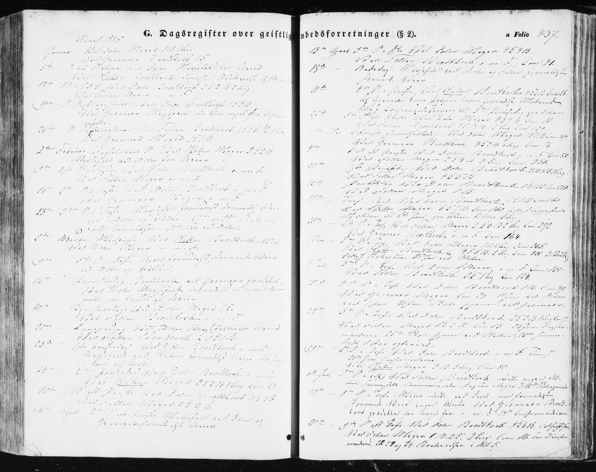 Ministerialprotokoller, klokkerbøker og fødselsregistre - Sør-Trøndelag, AV/SAT-A-1456/634/L0529: Parish register (official) no. 634A05, 1843-1851, p. 437