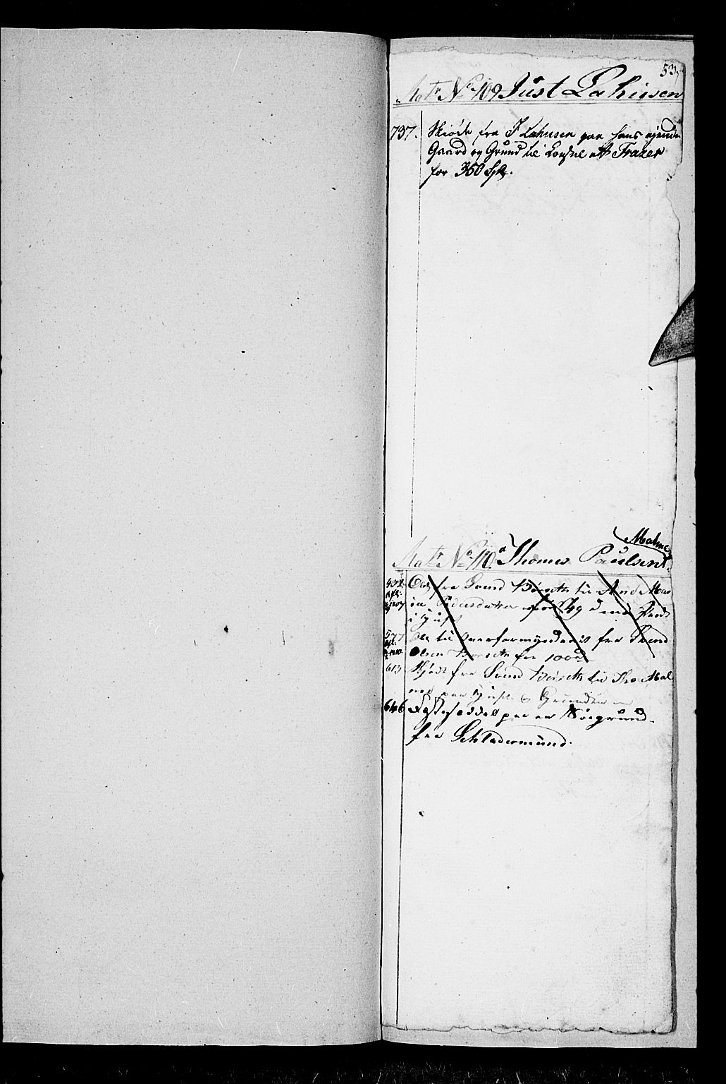 Molde byfogd, SAT/A-0025/2/2A/L0001: Mortgage register no. 1, 1790-1823, p. 53