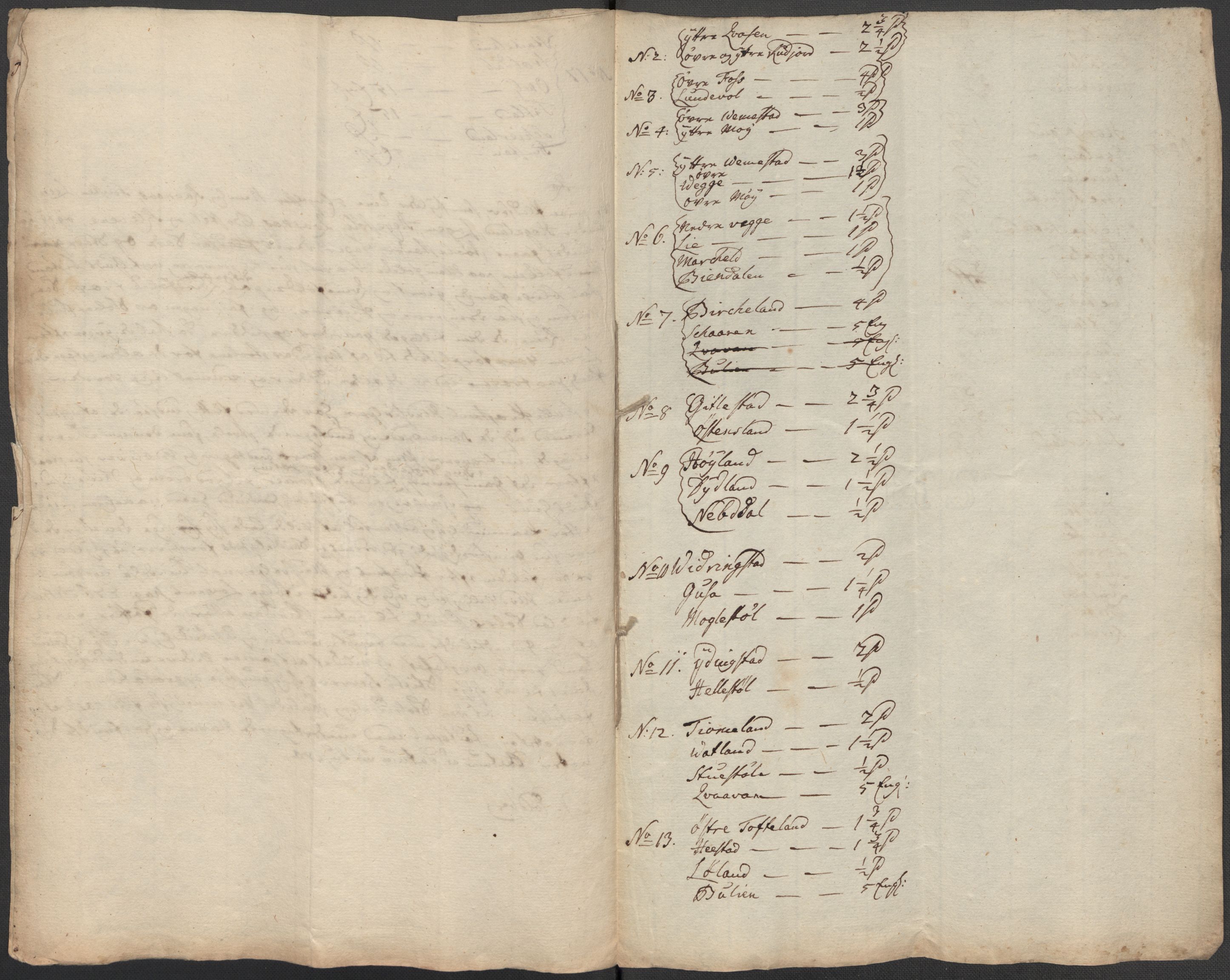 Riksarkivets diplomsamling, AV/RA-EA-5965/F15/L0032: Prestearkiv Vest-Agder, 1652-1741, p. 98