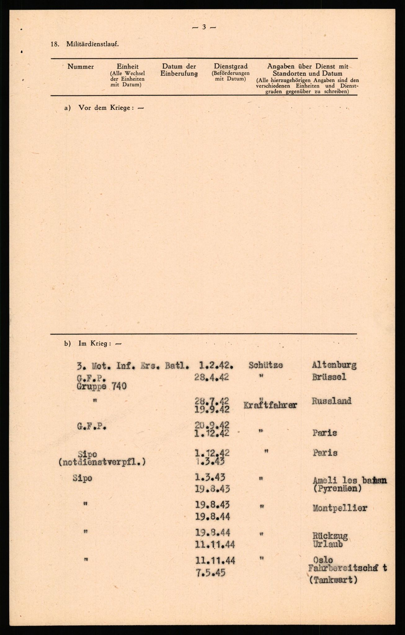 Forsvaret, Forsvarets overkommando II, AV/RA-RAFA-3915/D/Db/L0039: CI Questionaires. Tyske okkupasjonsstyrker i Norge. Østerrikere., 1945-1946, p. 418