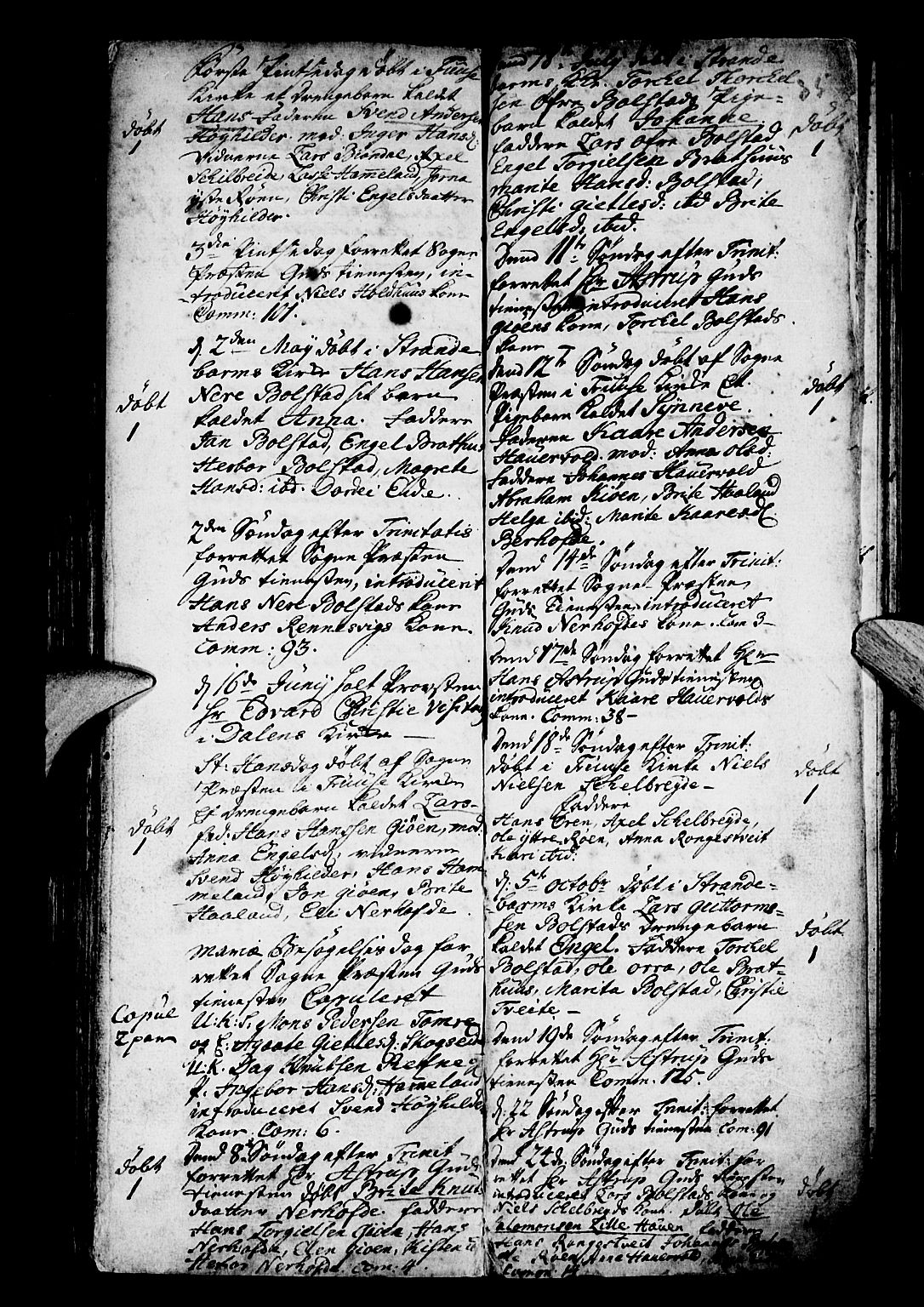 Os sokneprestembete, SAB/A-99929: Parish register (official) no. A 3, 1669-1760, p. 85