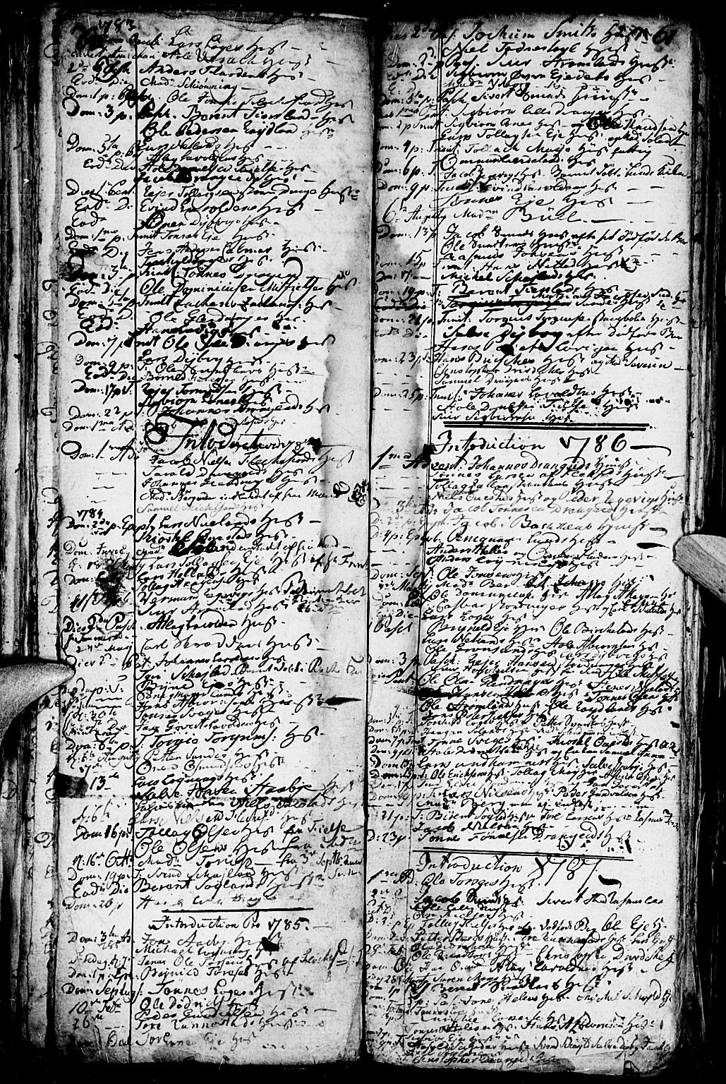 Flekkefjord sokneprestkontor, SAK/1111-0012/F/Fa/Fac/L0001: Parish register (official) no. A 1, 1773-1806, p. 60-61