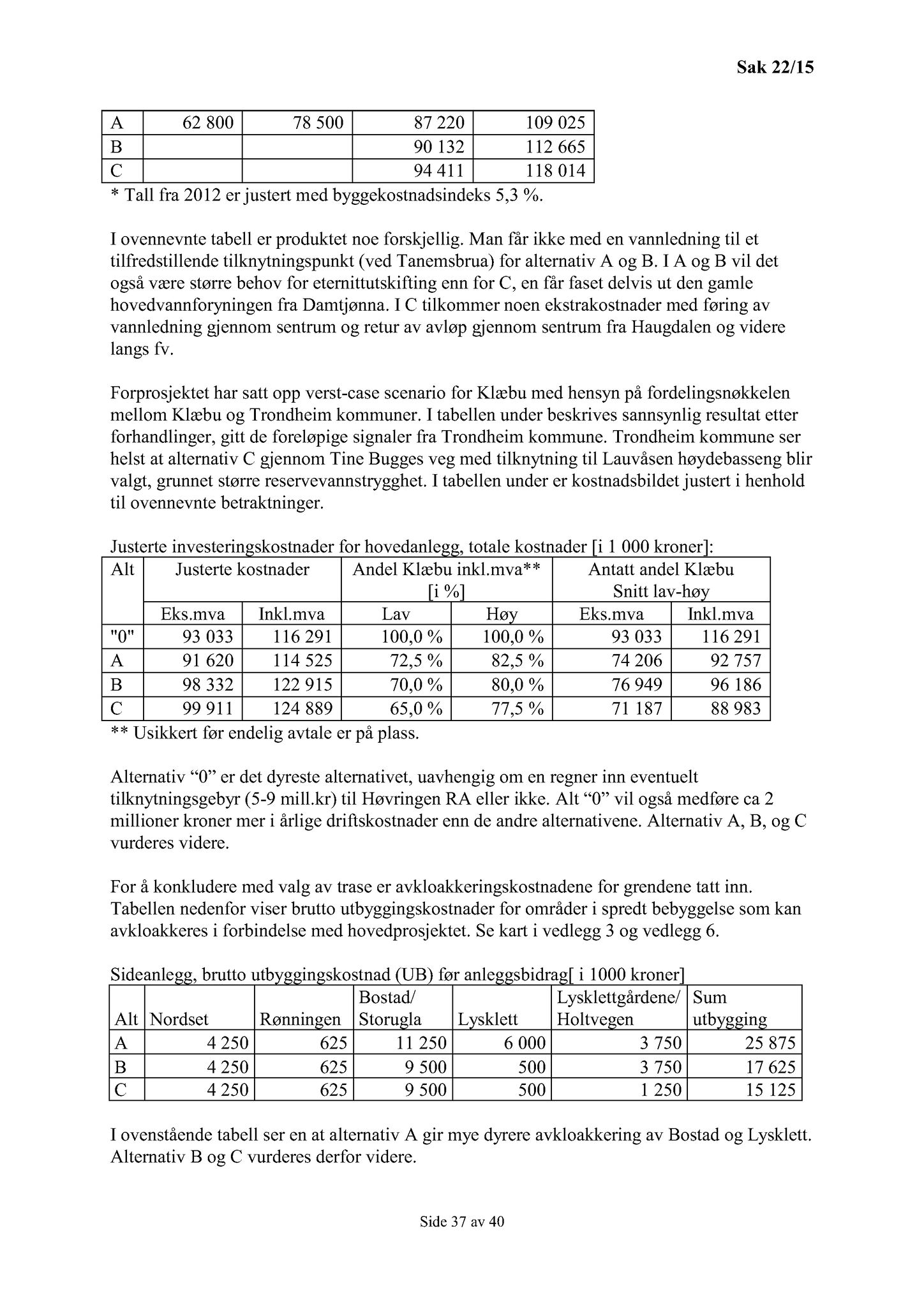 Klæbu Kommune, TRKO/KK/01-KS/L008: Kommunestyret - Møtedokumenter, 2015, p. 255