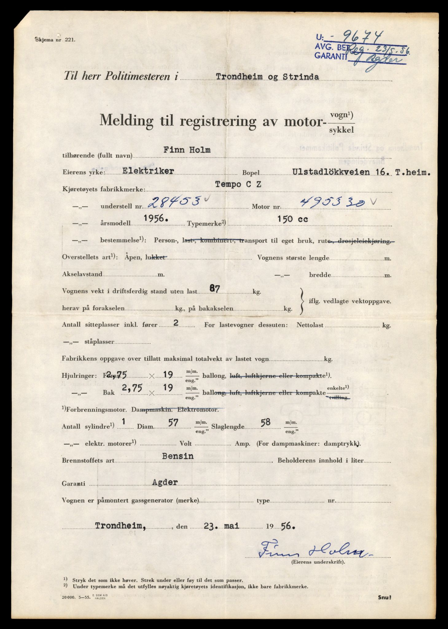 Møre og Romsdal vegkontor - Ålesund trafikkstasjon, AV/SAT-A-4099/F/Fe/L0039: Registreringskort for kjøretøy T 13361 - T 13530, 1927-1998, p. 773