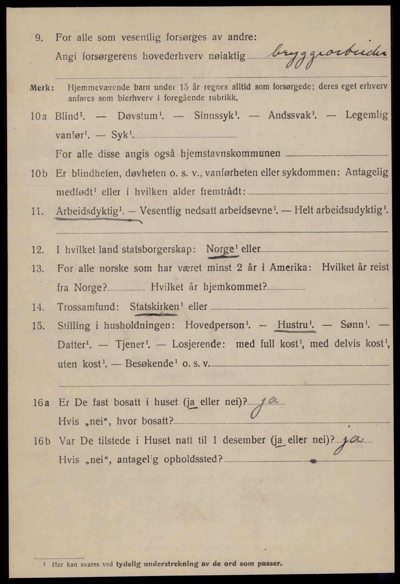 SAT, 1920 census for Ålesund, 1920, p. 23861