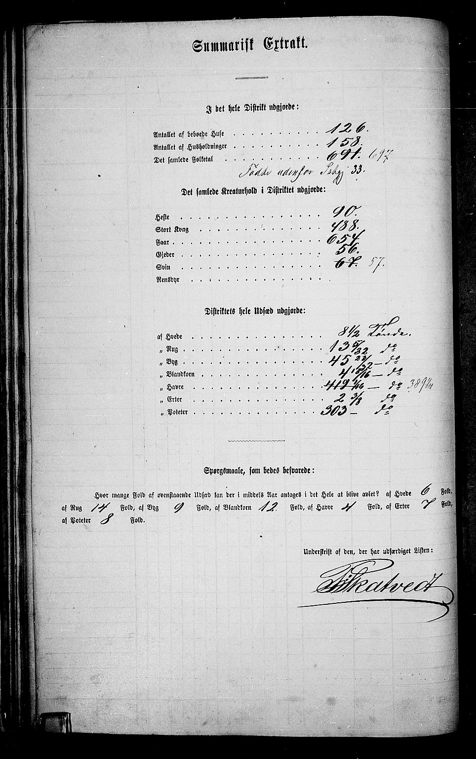 RA, 1865 census for Sigdal, 1865, p. 70