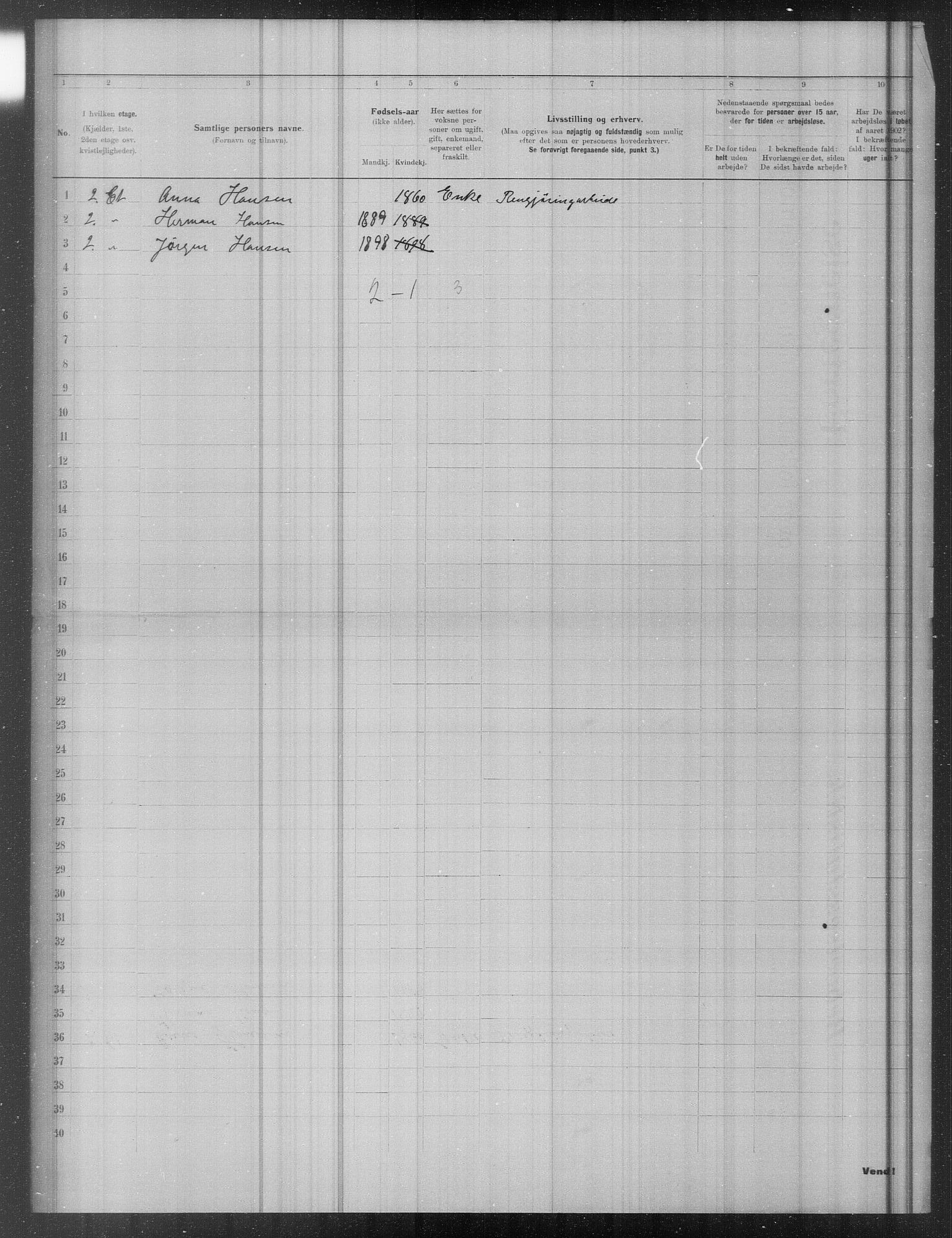 OBA, Municipal Census 1902 for Kristiania, 1902, p. 18667