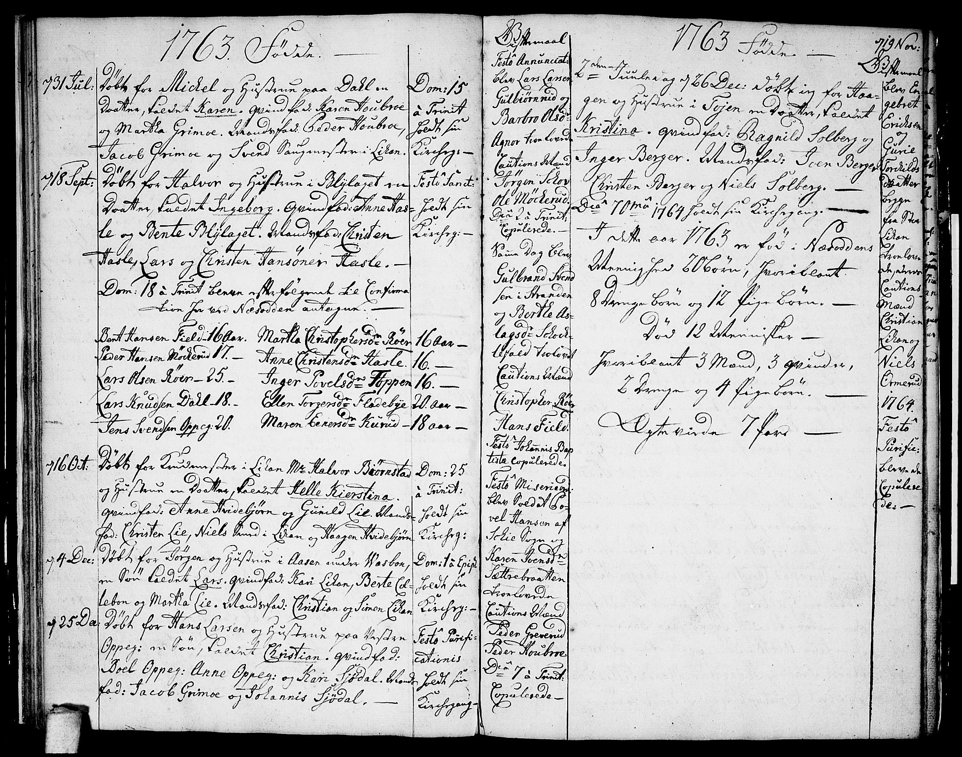 Nesodden prestekontor Kirkebøker, AV/SAO-A-10013/F/Fa/L0002: Parish register (official) no. I 2, 1750-1768, p. 38-39