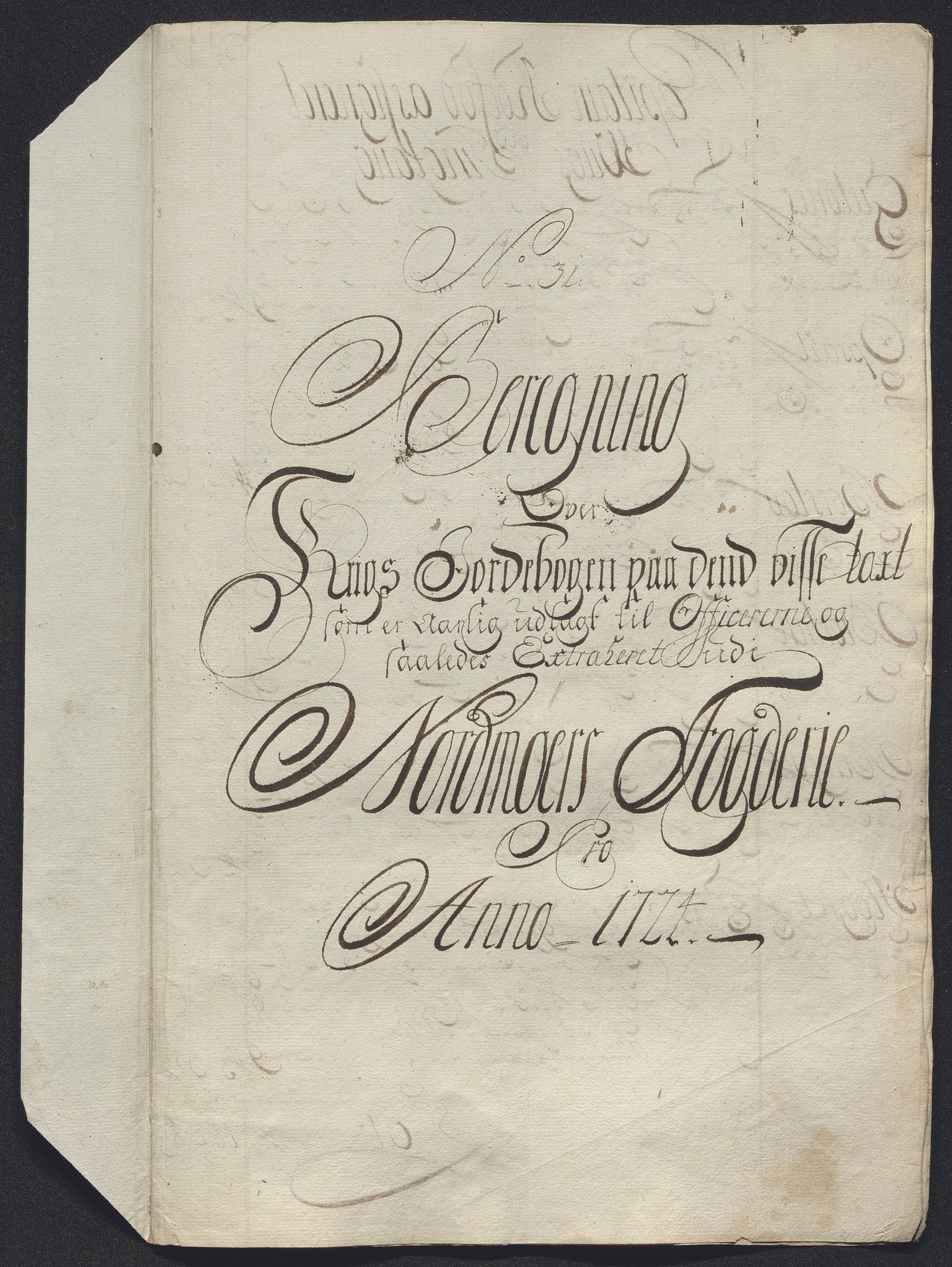 Rentekammeret inntil 1814, Reviderte regnskaper, Fogderegnskap, RA/EA-4092/R56/L3757: Fogderegnskap Nordmøre, 1724, p. 239