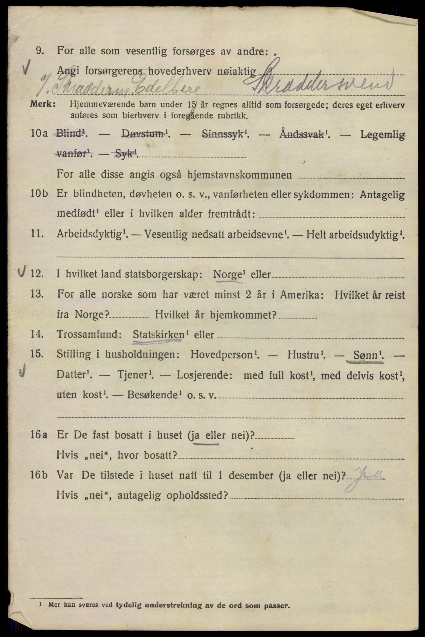 SAO, 1920 census for Kristiania, 1920, p. 502710